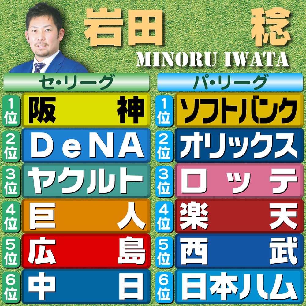 【イラスト】岩田稔の予想