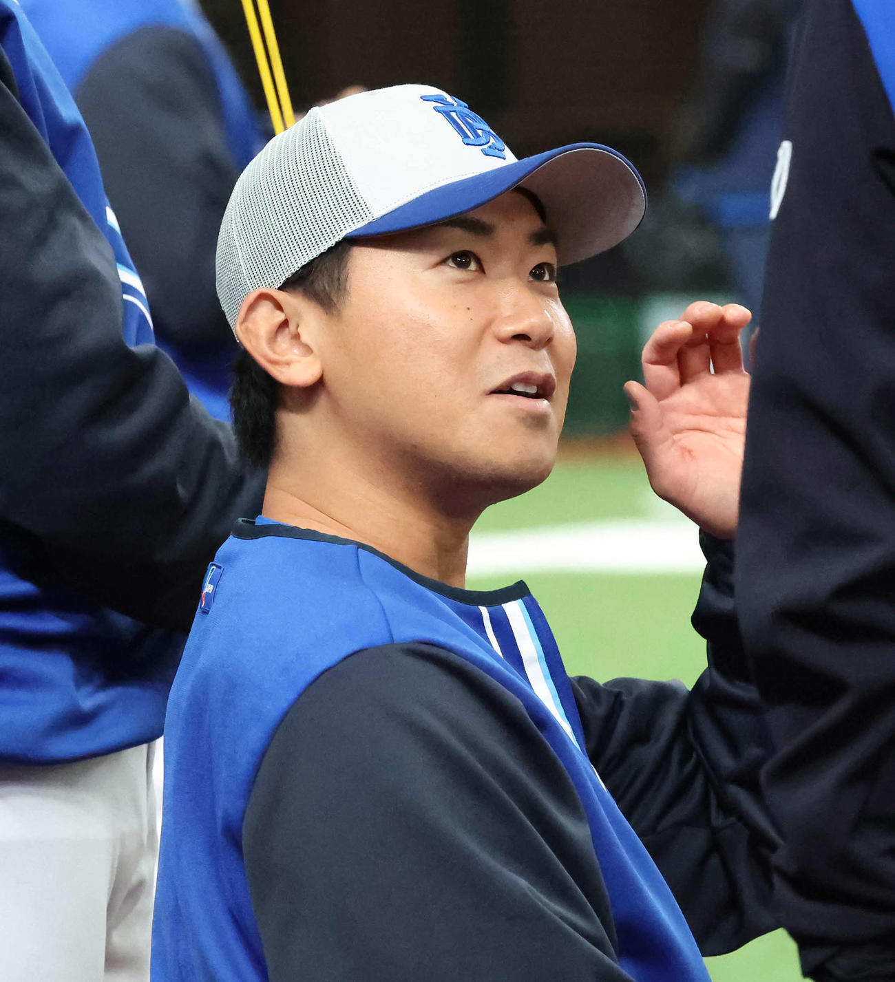 チームに合流したDeNA今永（撮影・丹羽敏通）