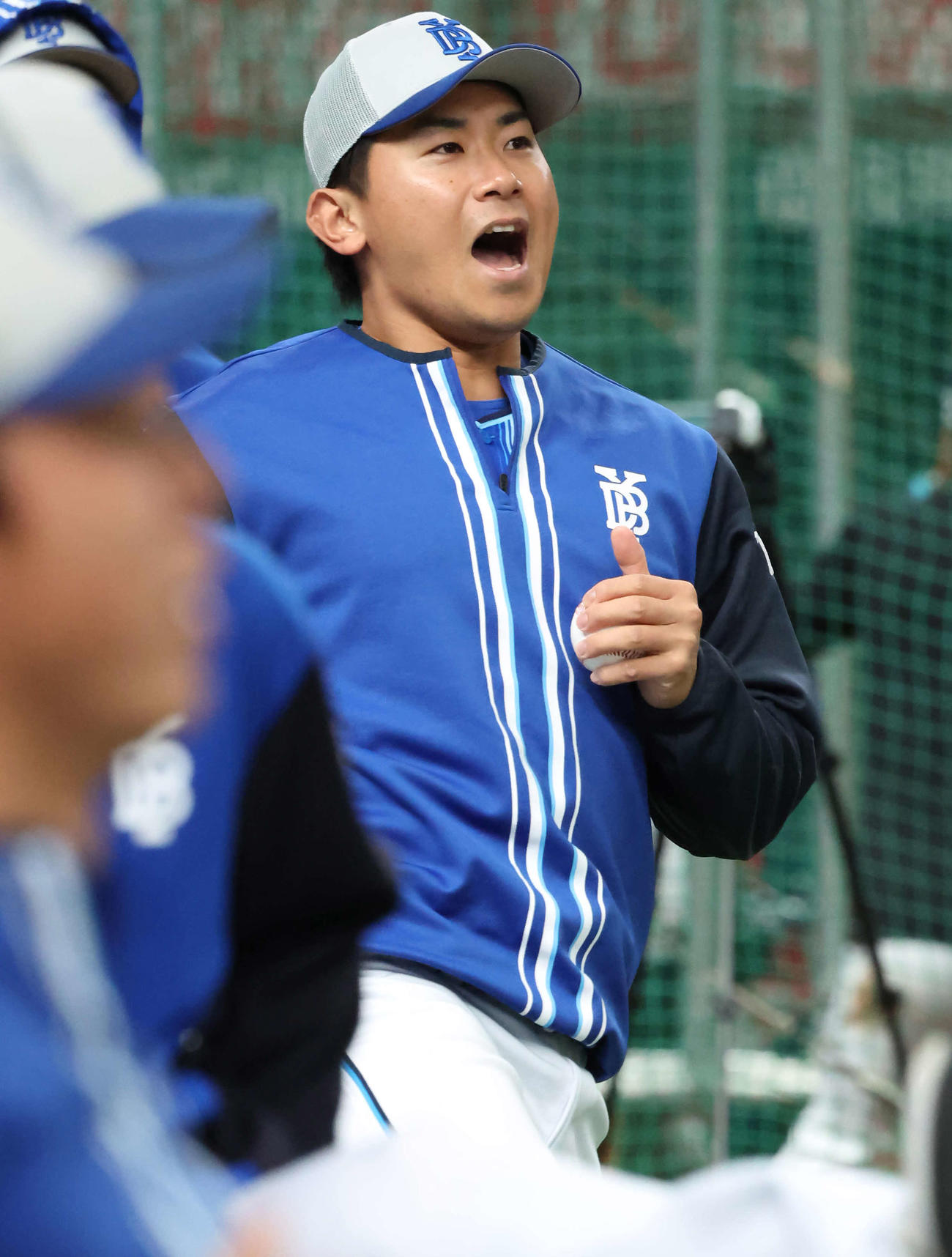 チームに合流したDeNA今永（撮影・丹羽敏通）