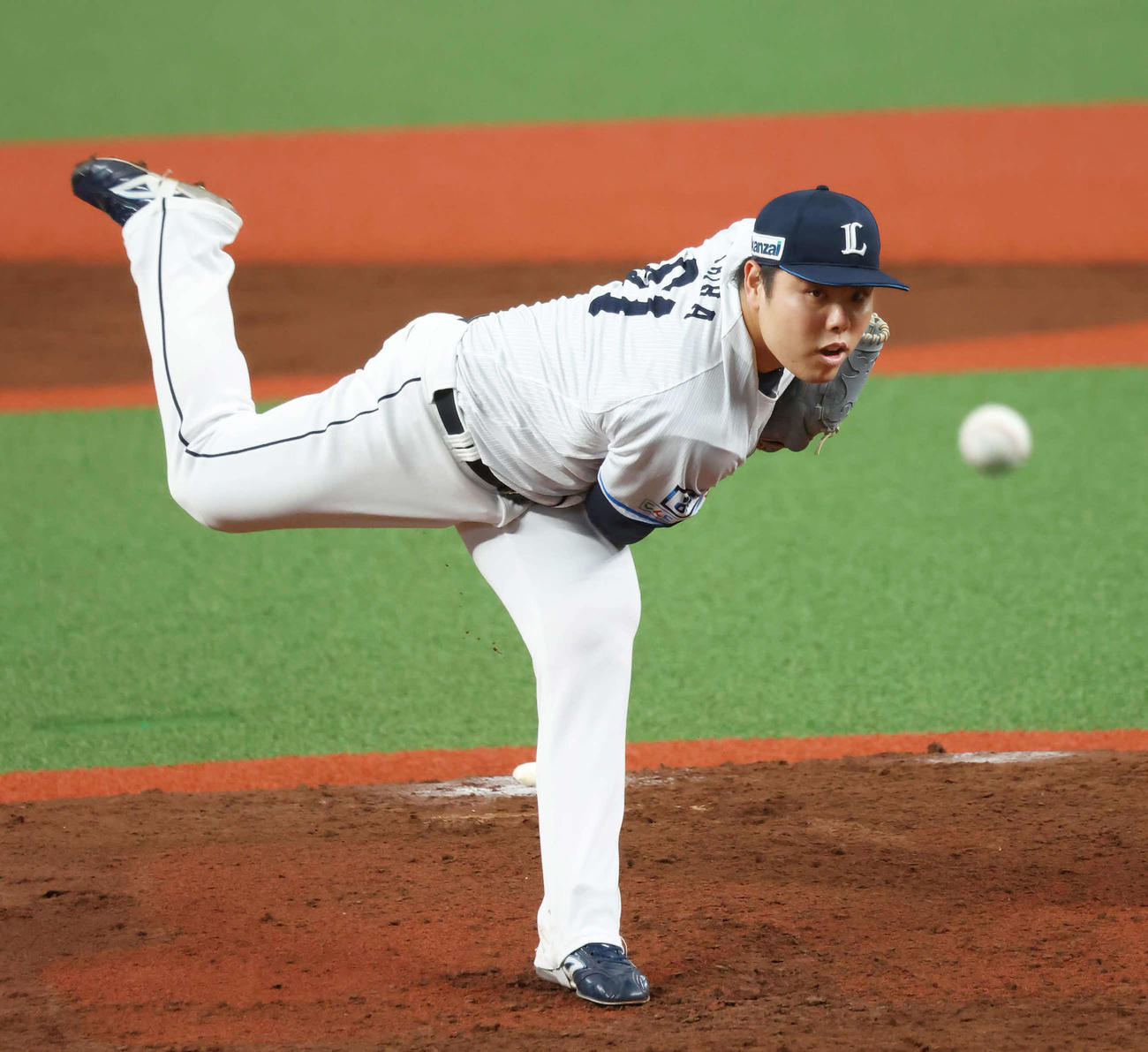 西武対DeNA　西武2人目、今季から先発転向の平良（撮影・丹羽敏通）