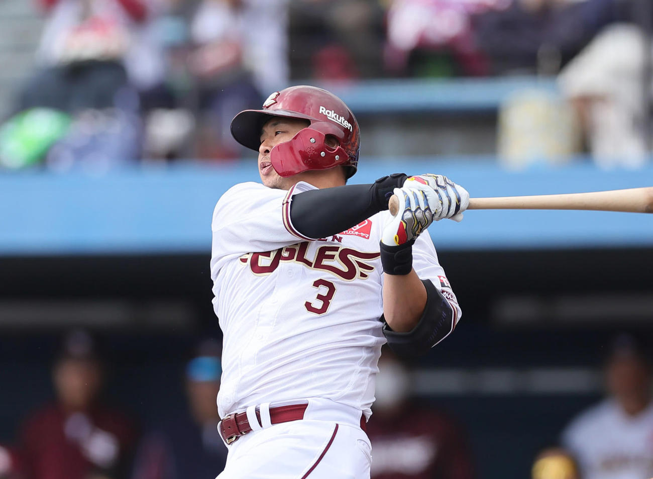 楽天石井監督から4番に指名された浅村栄斗（2023年3月12日撮影）
