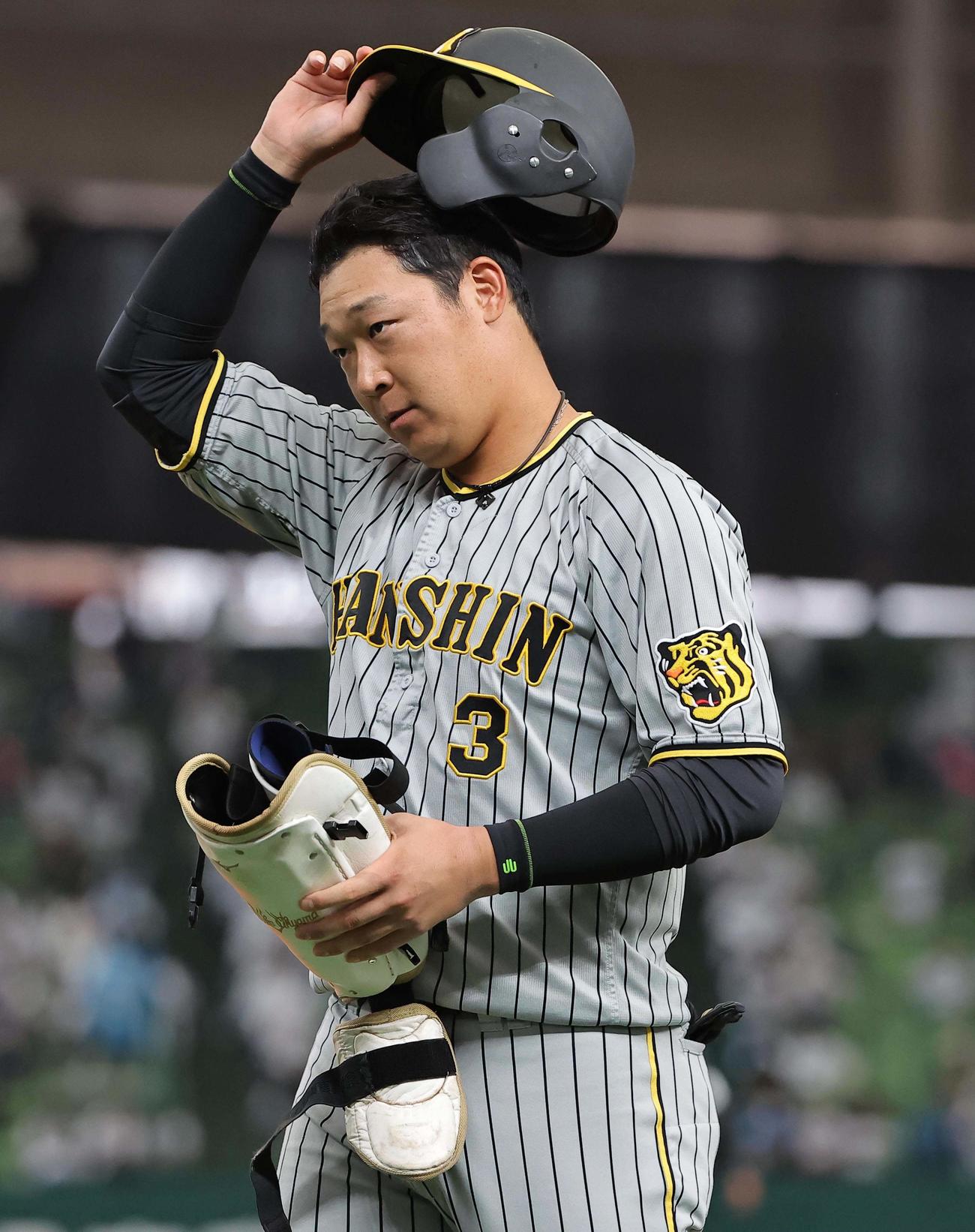 2023年3月21日　西武戦、大山悠輔は三ゴロに倒れる