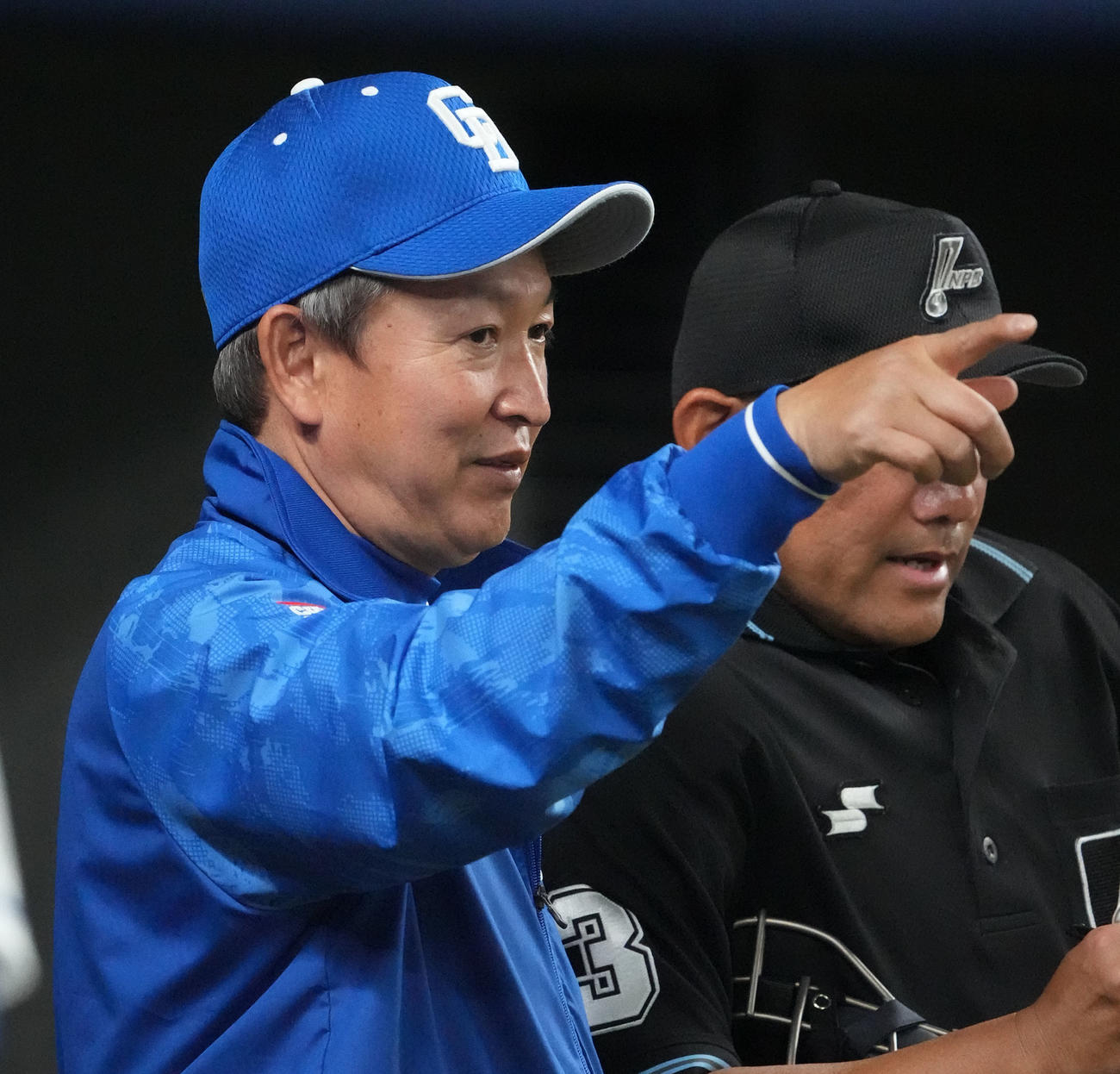 中日立浪監督（2023年3月14日）