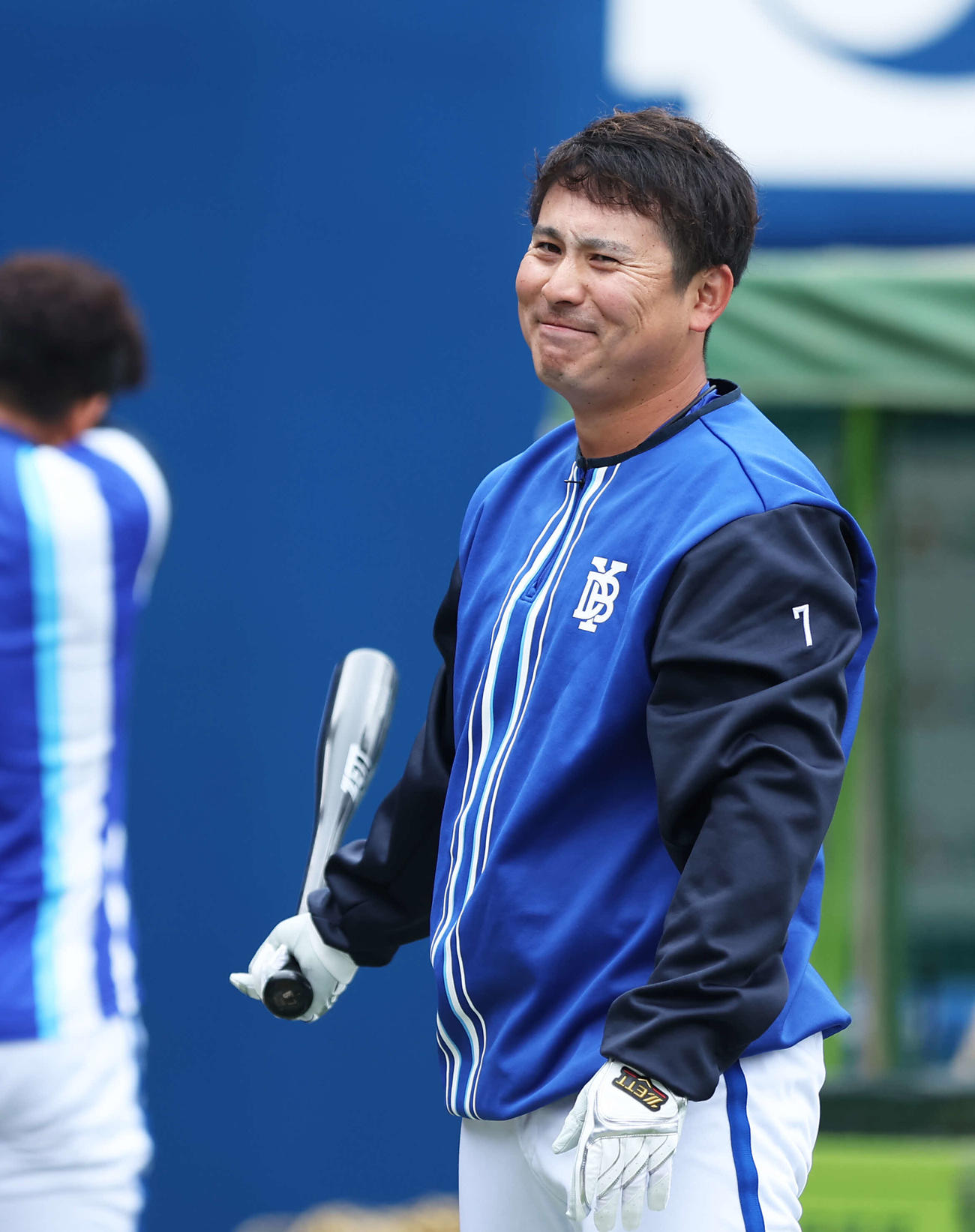 DeNA佐野恵太（2023年3月14日撮影）