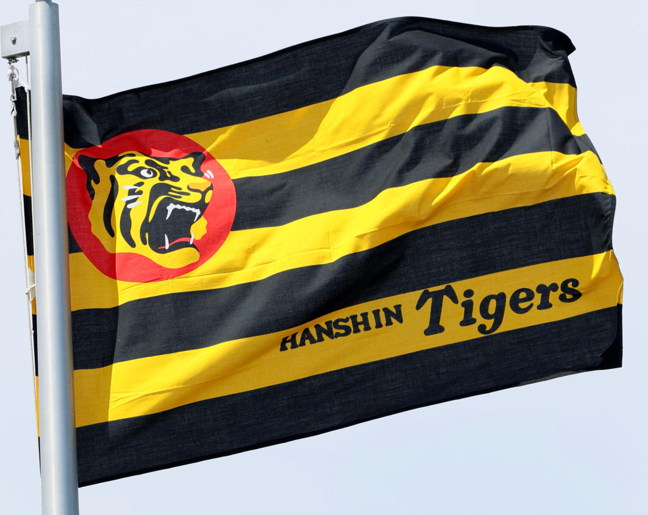 阪神球団旗（2022年7月撮影）