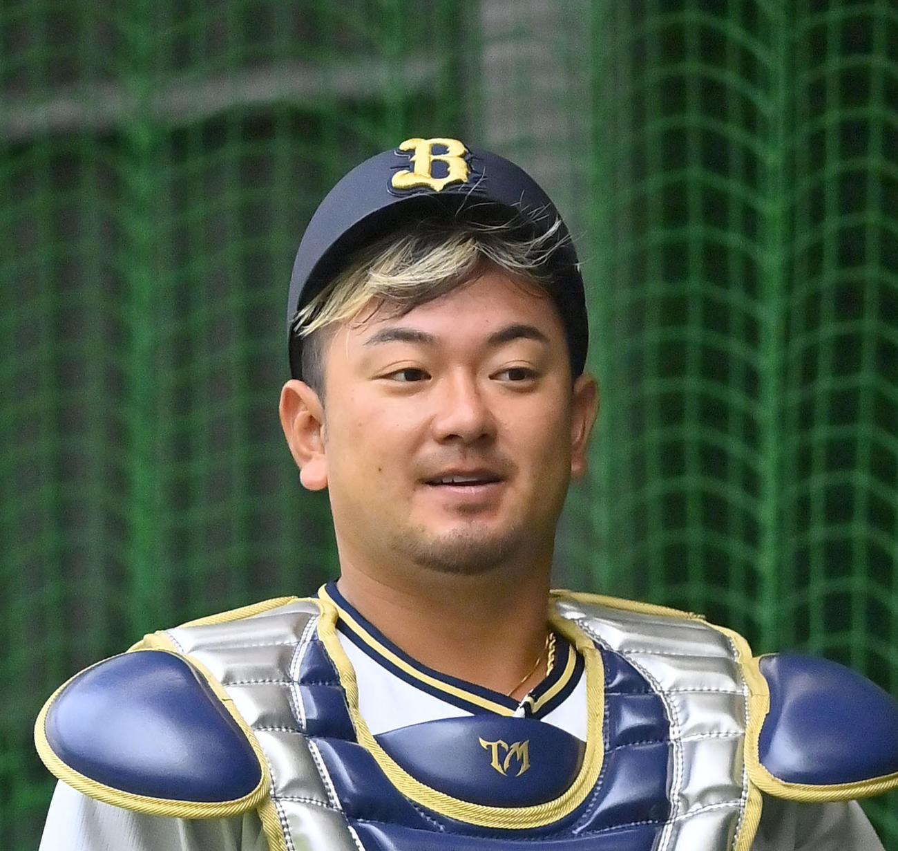 オリックス森友哉（2023年2月4日撮影）