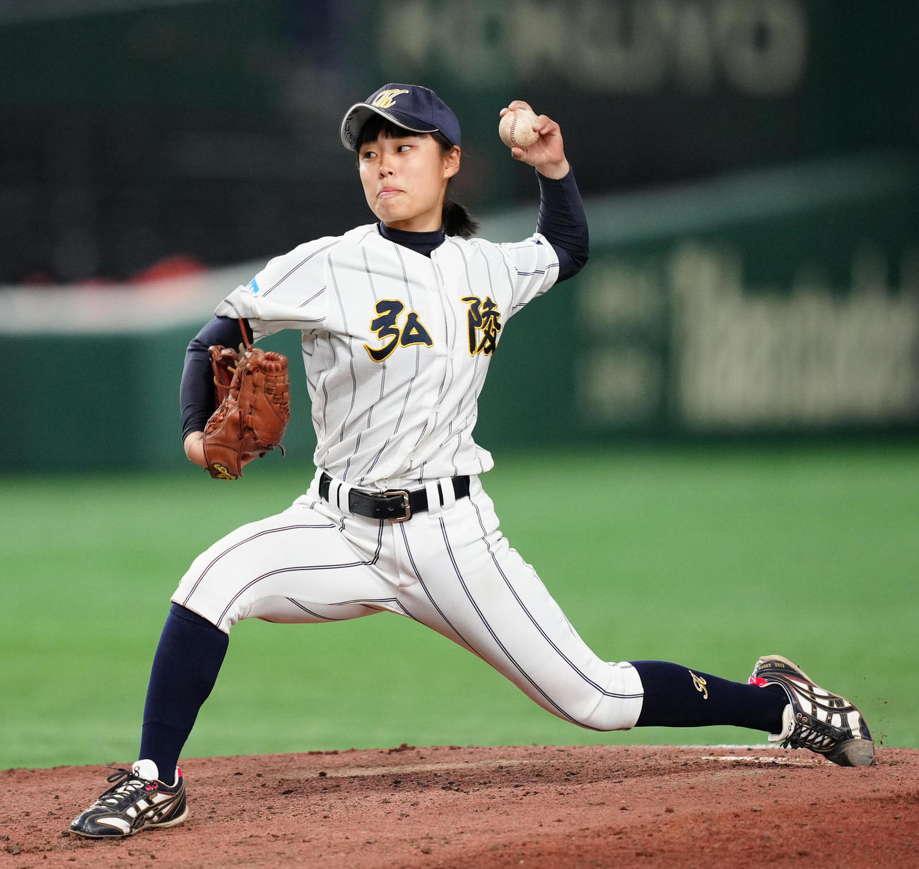 神戸弘陵対花巻東　神戸弘陵2番手の伊藤（撮影・江口和貴）