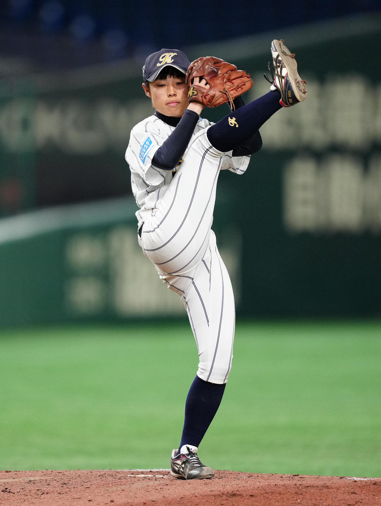 神戸弘陵対花巻東　神戸弘陵2番手の伊藤（撮影・江口和貴）