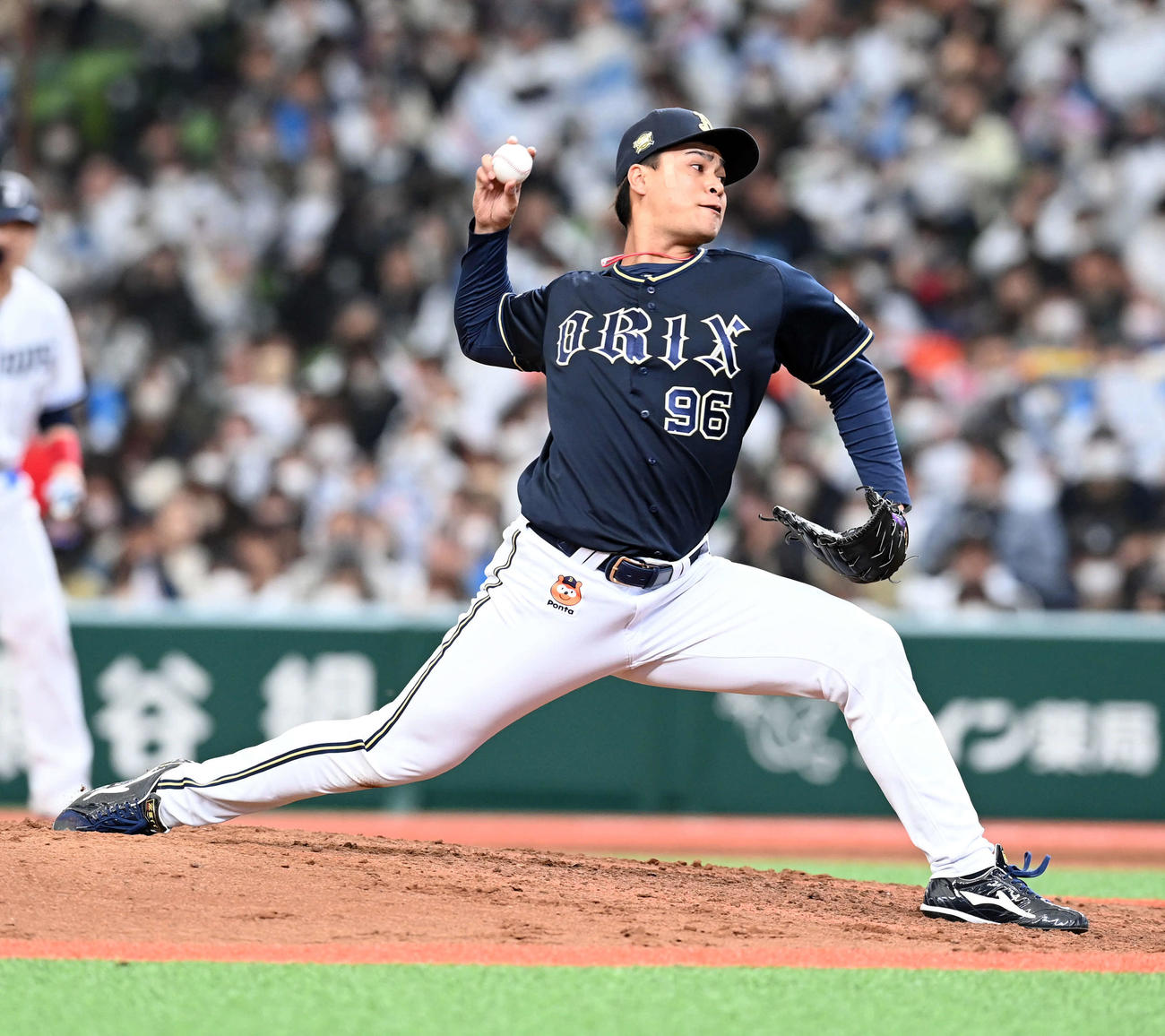 23年4月2日、西武対オリックス　6回途中からマウンドに上がったオリックス宇田川優希