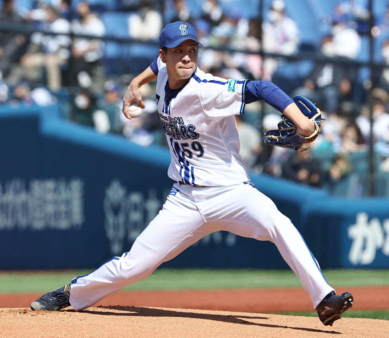 DeNA平良拳太郎（2023年3月撮影）