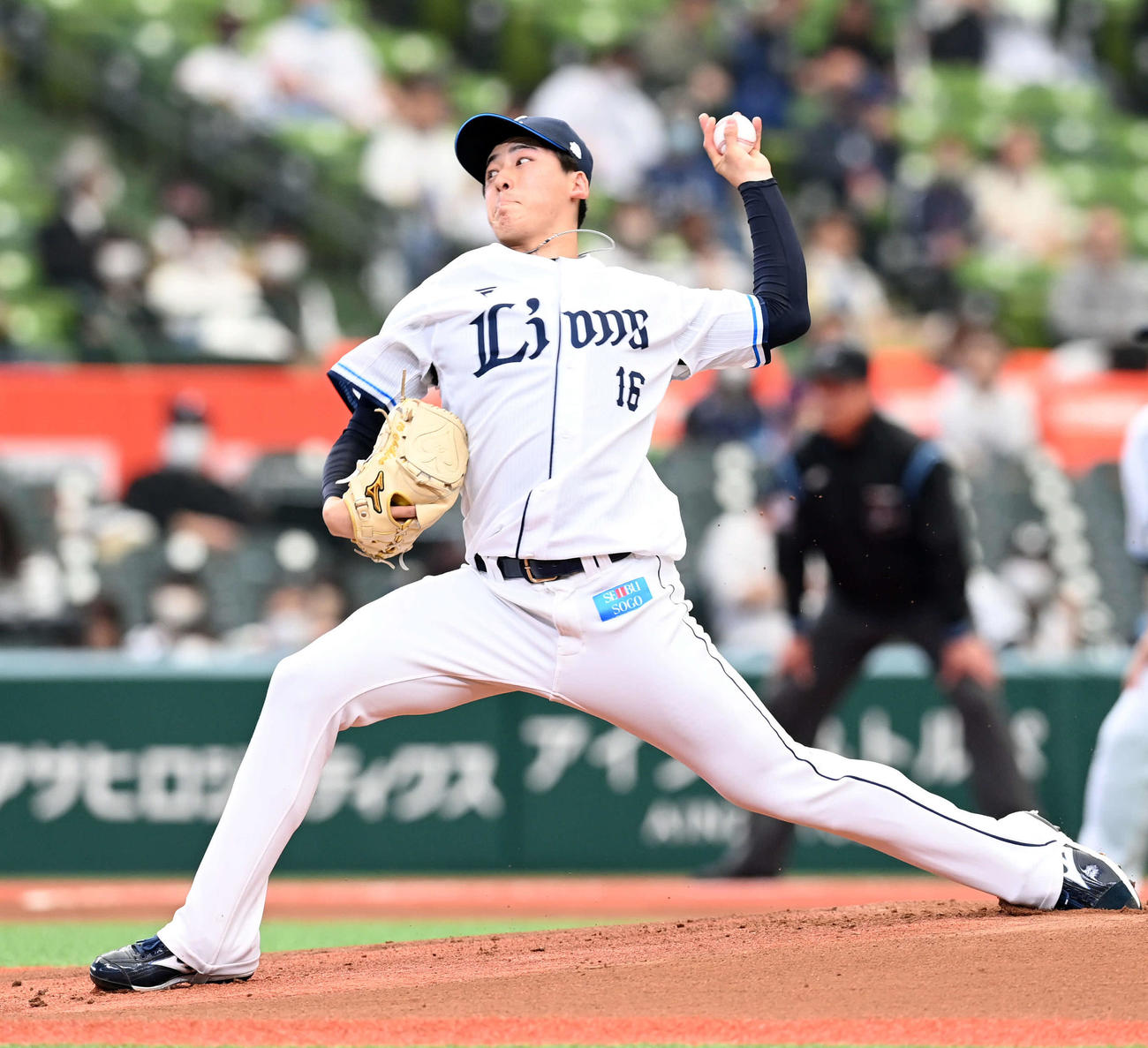 西武隅田知一郎（2023年3月22日撮影）