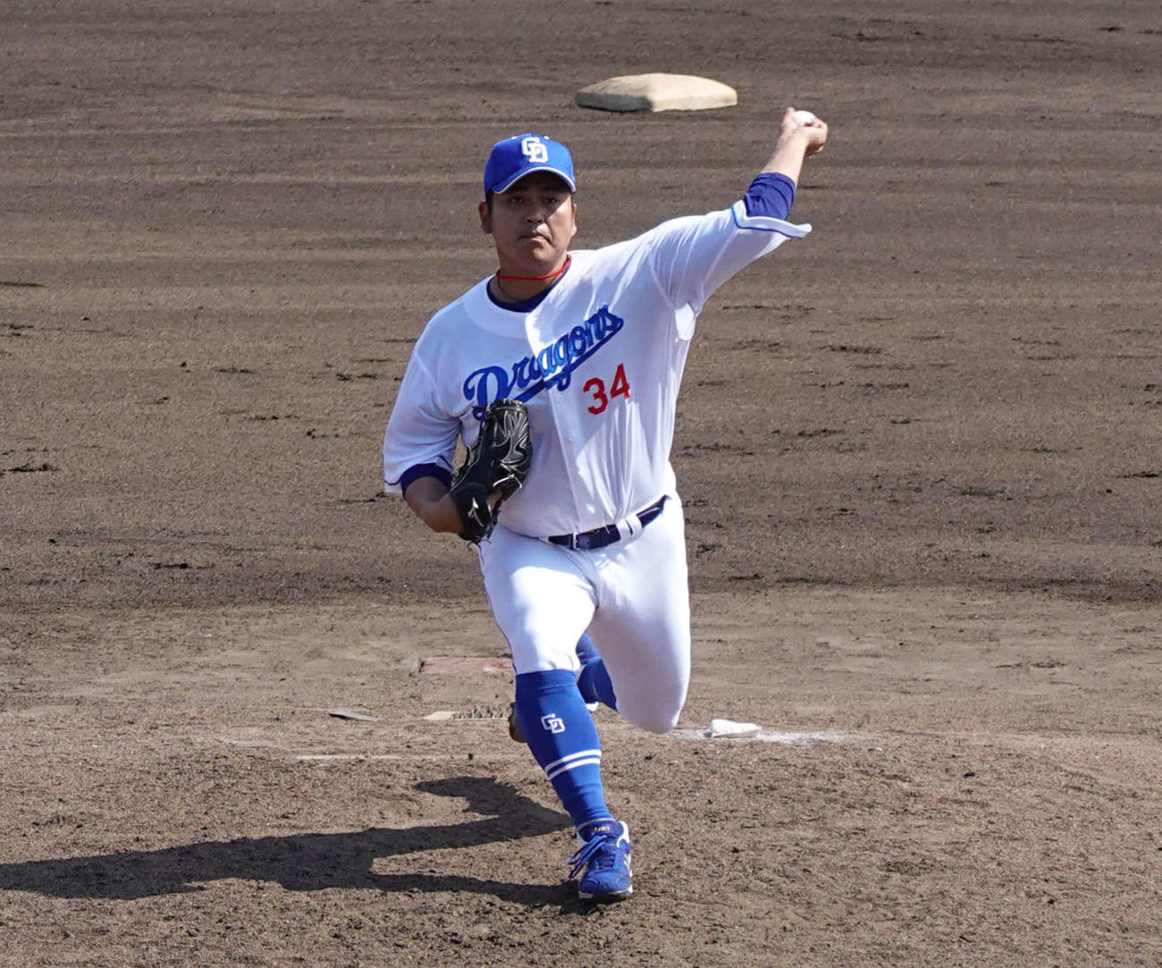 昨年9月以来の実戦マウンドに上がった中日福