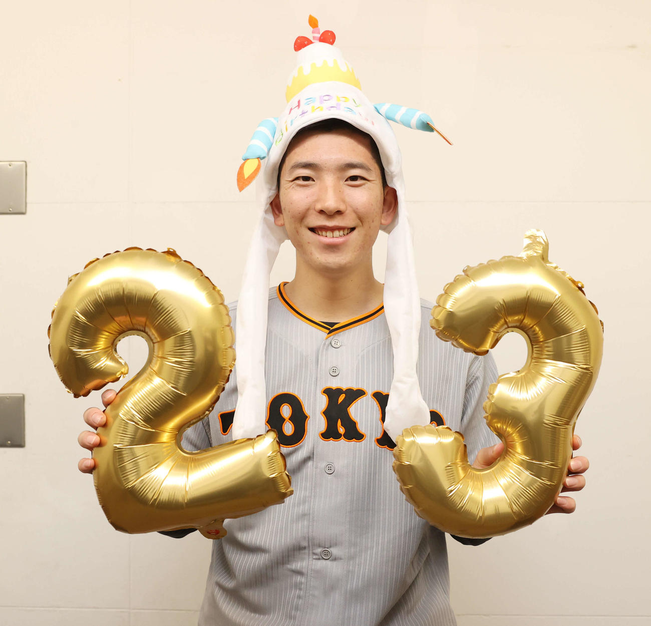 23歳の誕生日に勝利を挙げた巨人戸郷（球団提供）