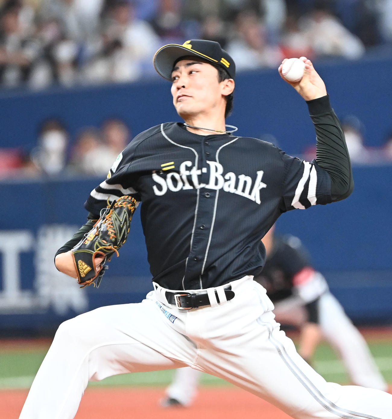 オリックス対ソフトバンク　先発するソフトバンク和田（撮影・和賀正仁）