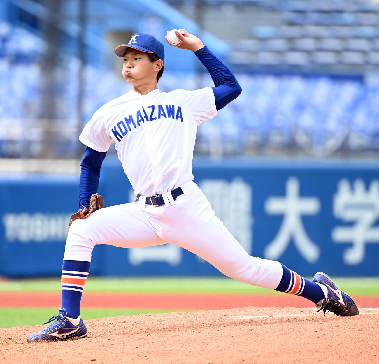 青学大対駒大　駒大の2番手高井（撮影・たえ見朱実）