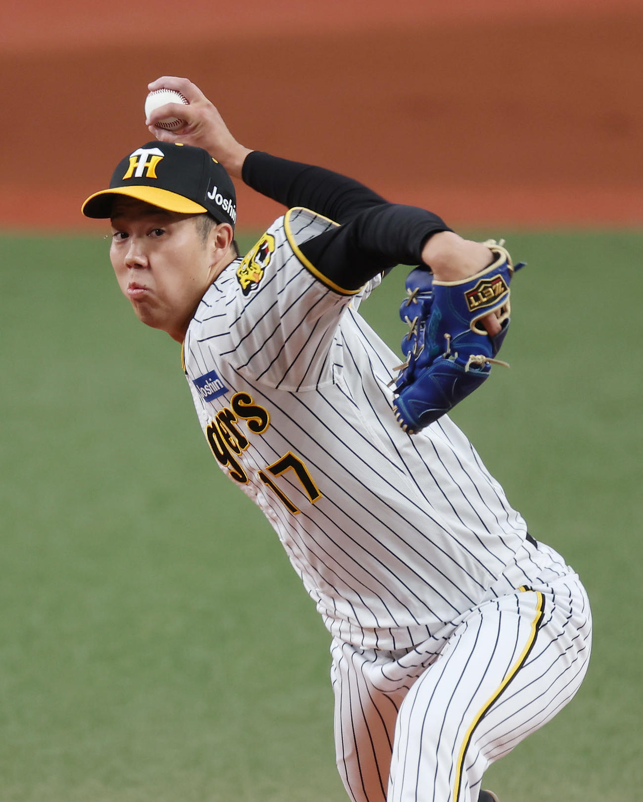 阪神青柳晃洋（2023年3月撮影）