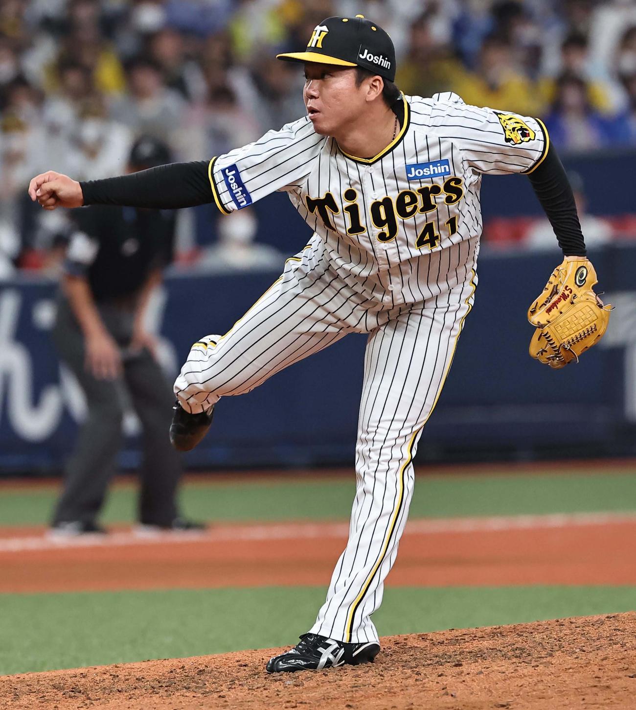 阪神村上頌樹（2023年4月1日撮影）