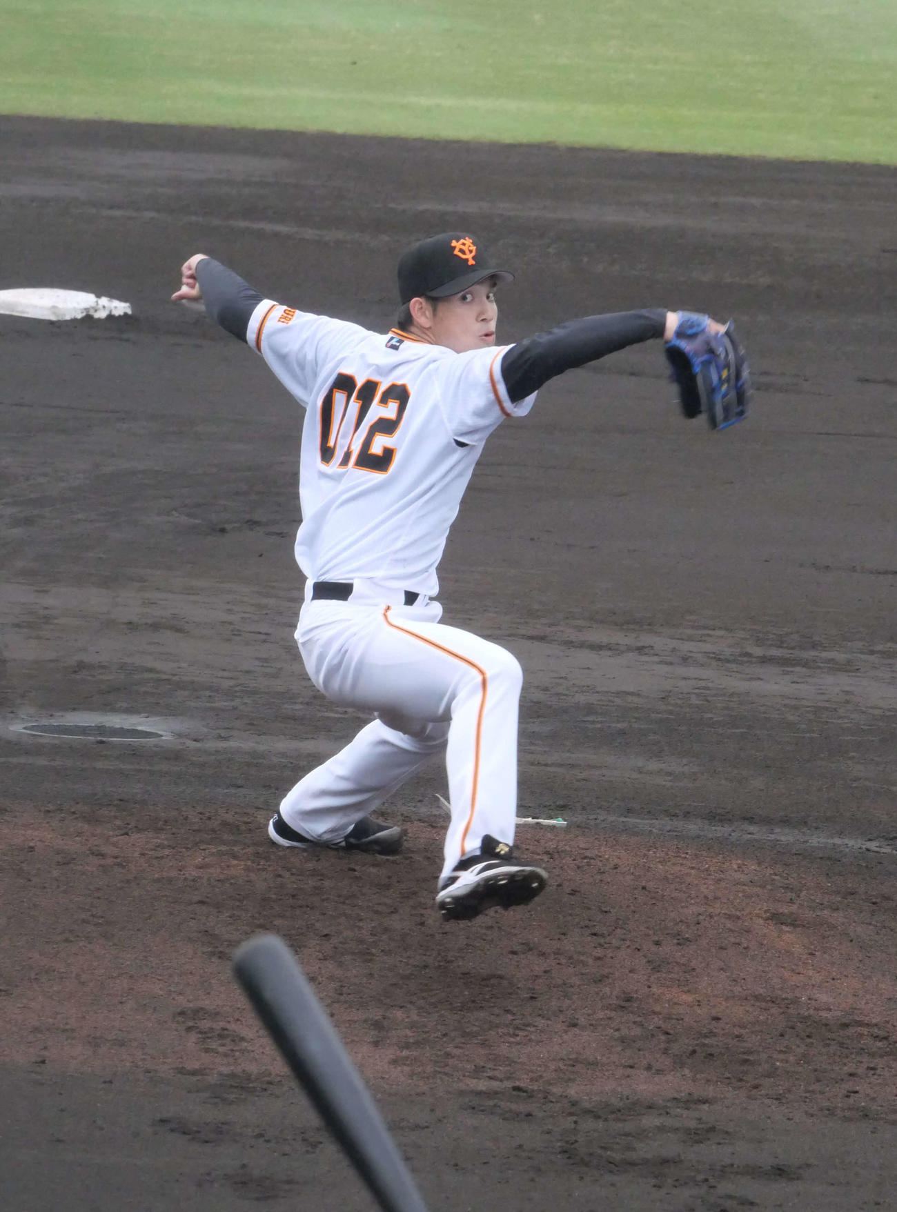 イースタン・リーグ巨人対楽天　先発した巨人高橋（撮影・上田悠太）