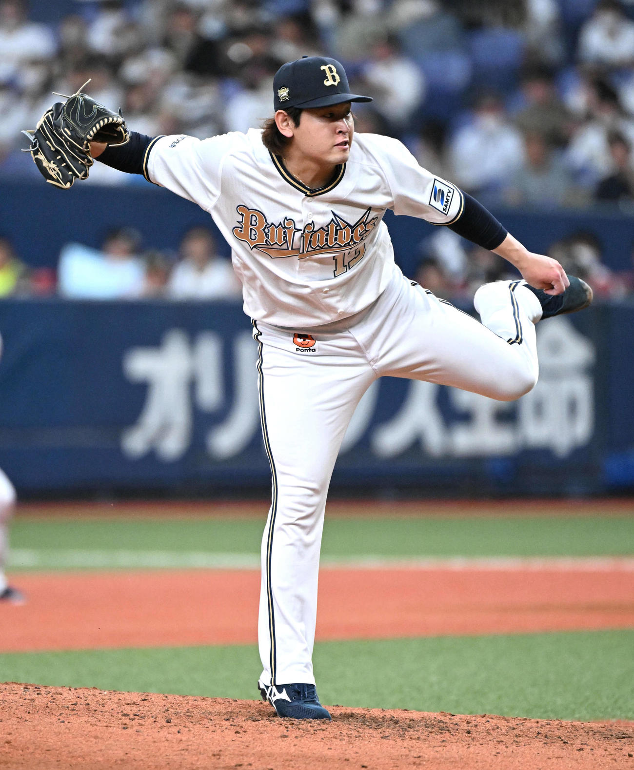 日本ハム戦に先発した宮城（撮影・石井愛子）