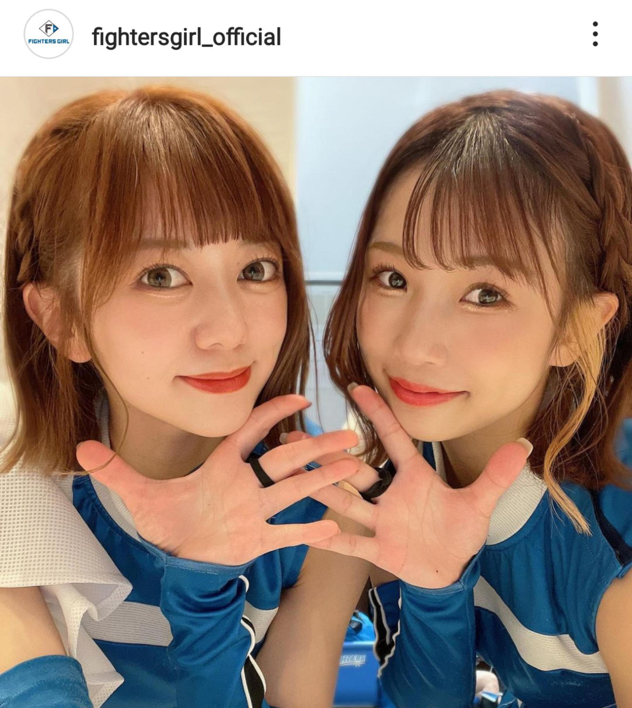 ファイターズガール公式インスタグラムより