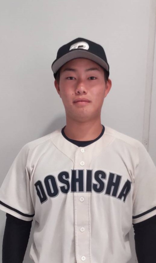 同大－京大　2安打と活躍した同大・辻井心（撮影・柏原誠）