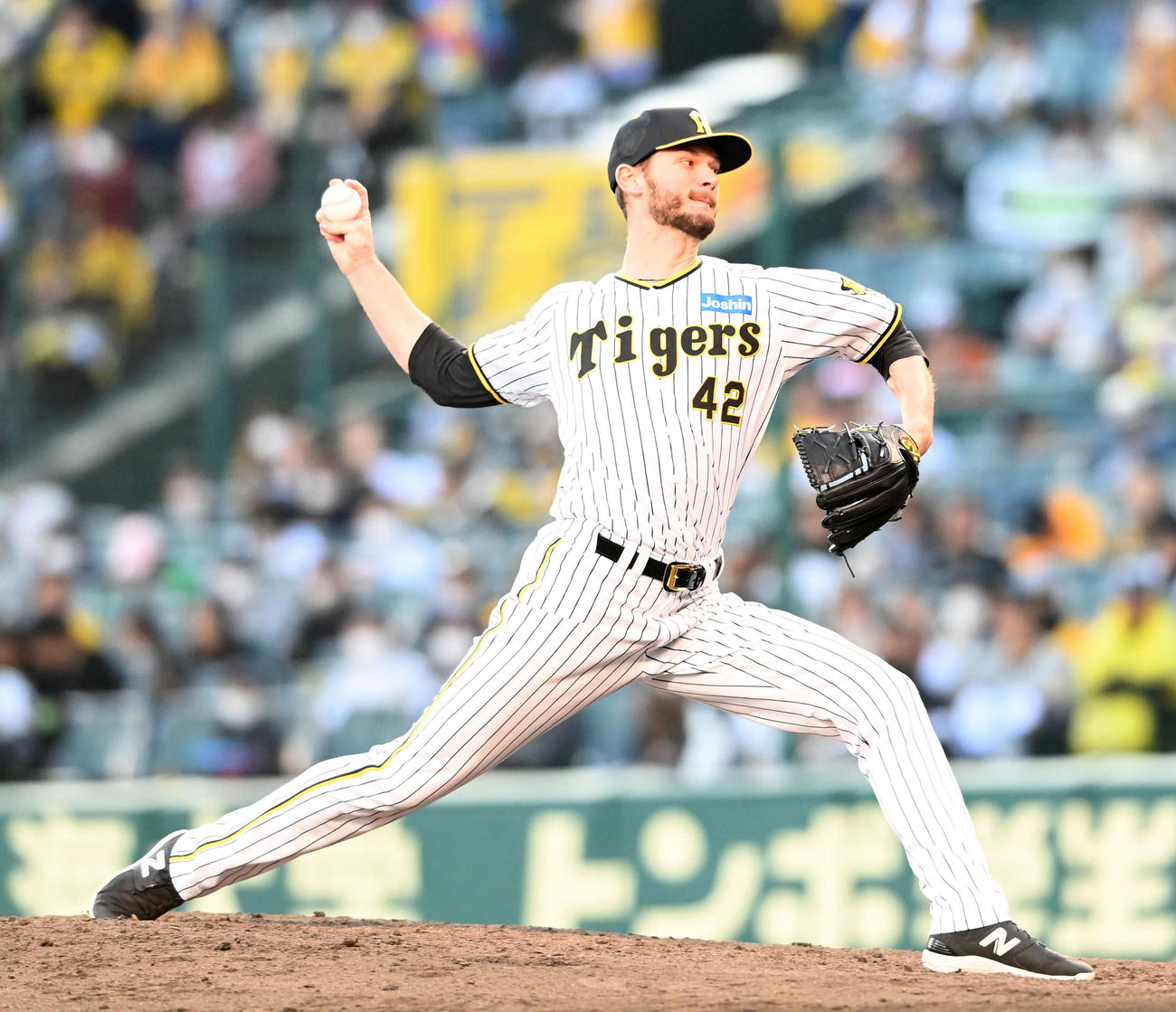 阪神対ヤクルト　11回表を無失点に抑えたK・ケラー（撮影・前岡正明）