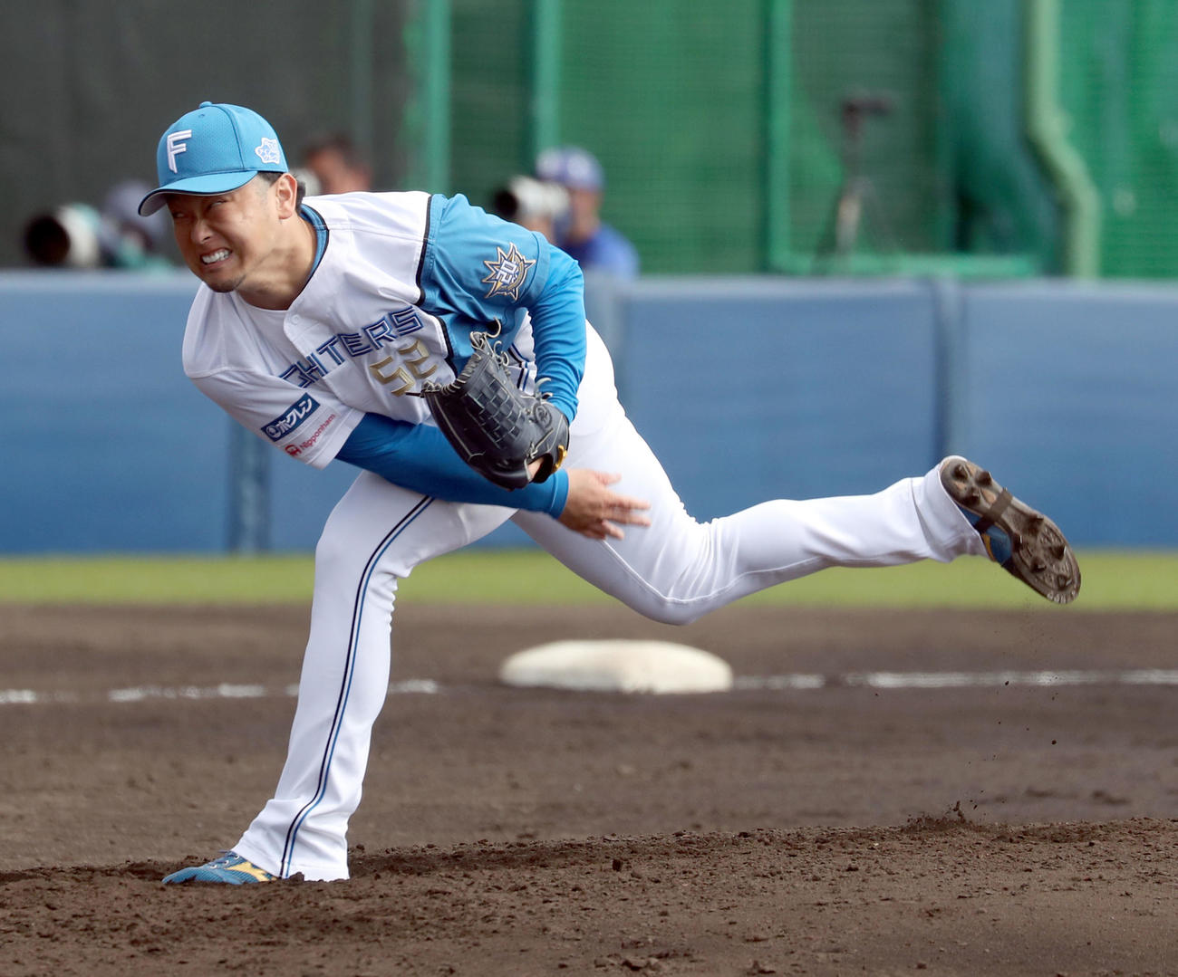 日本ハム池田（2023年2月18日撮影）