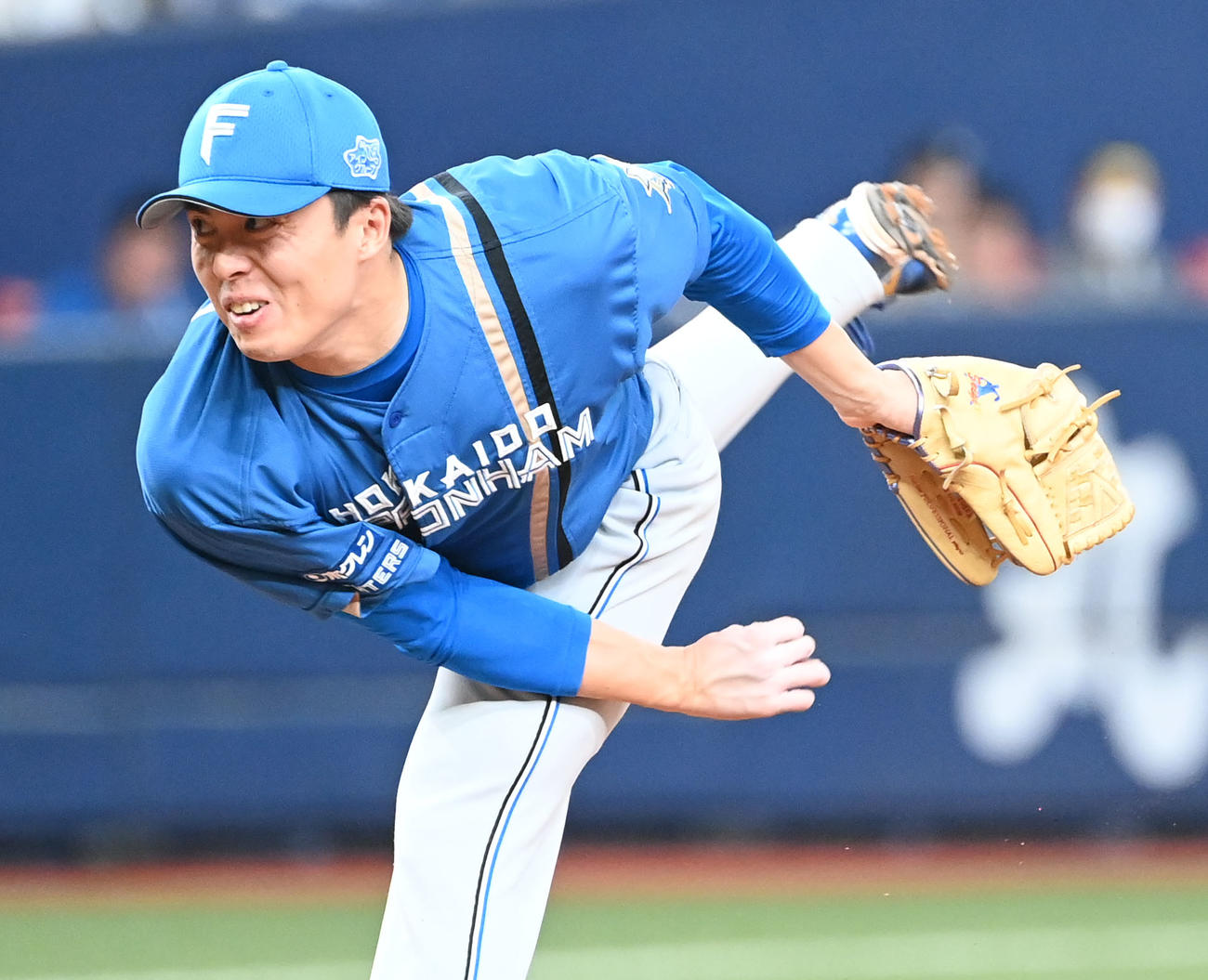 日本ハム田中正（2023年4月8日撮影）