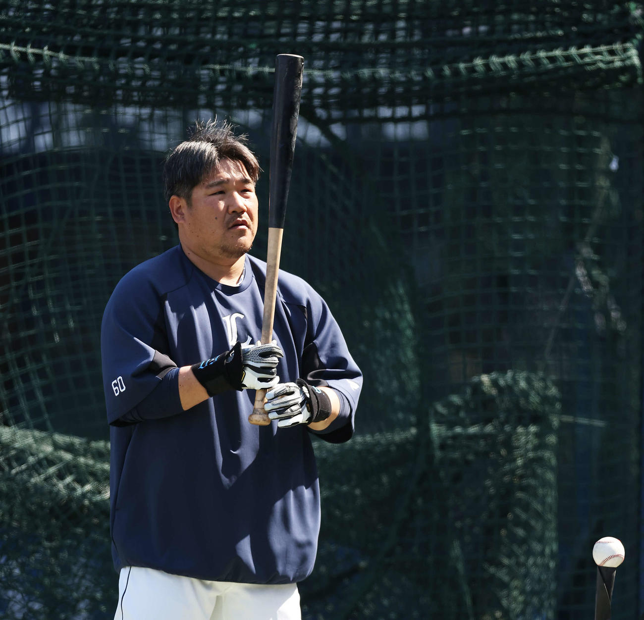 西武中村剛也（2023年3月4日撮影）