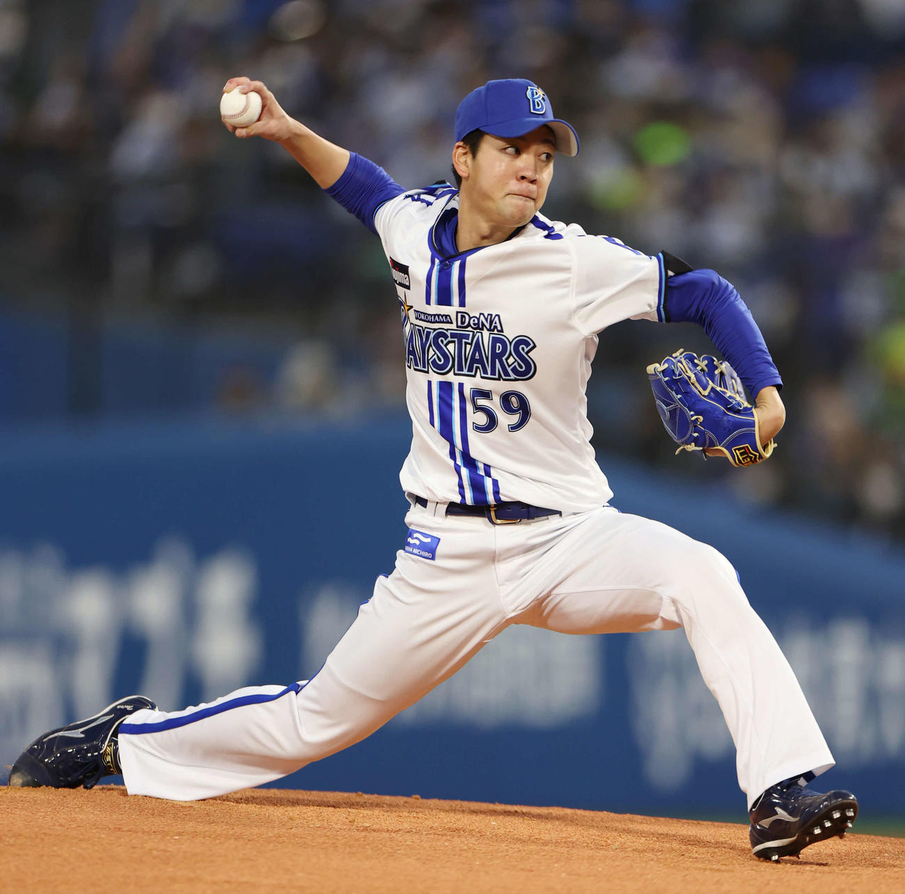 DeNA平良拳太郎（2023年4月5日撮影）