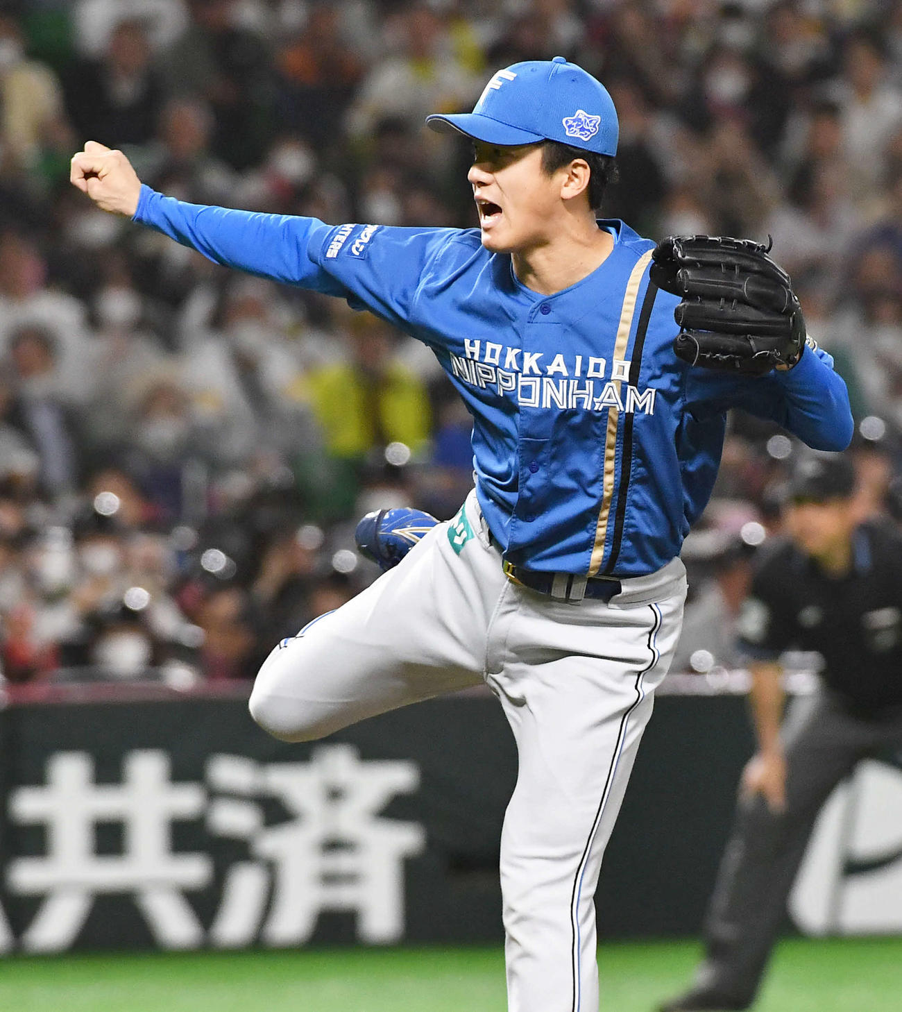 日本ハム北山亘基（2023年4月11日撮影）