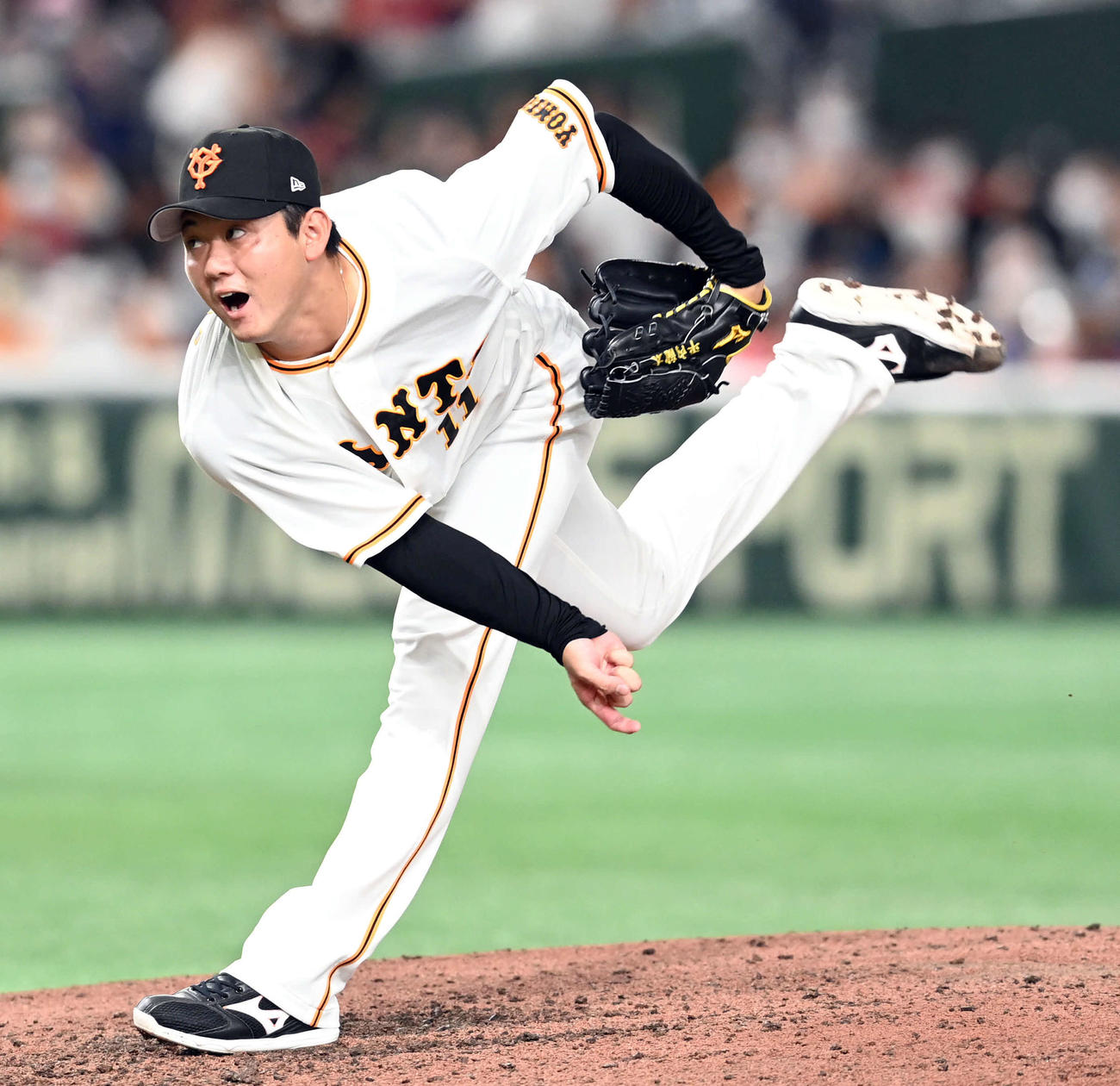 巨人平内龍太（2022年8月12日撮影）