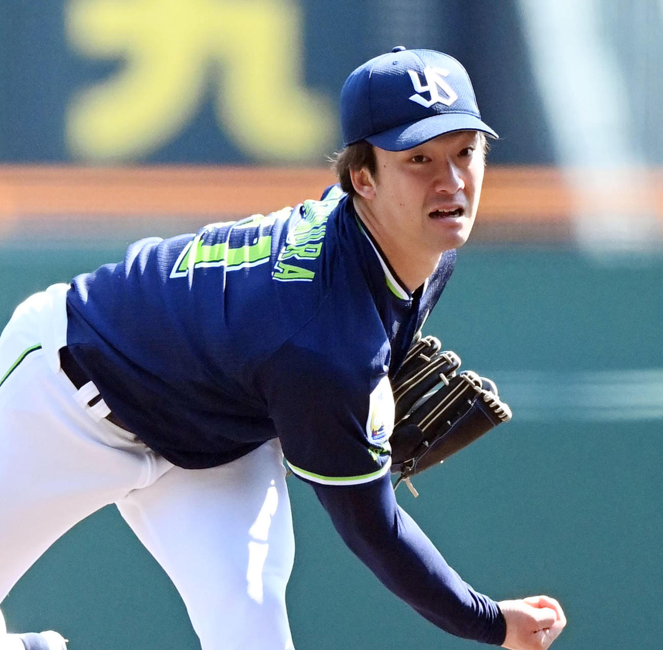 9日阪神戦で5回1失点に抑えたヤクルト先発の吉村貢司郎
