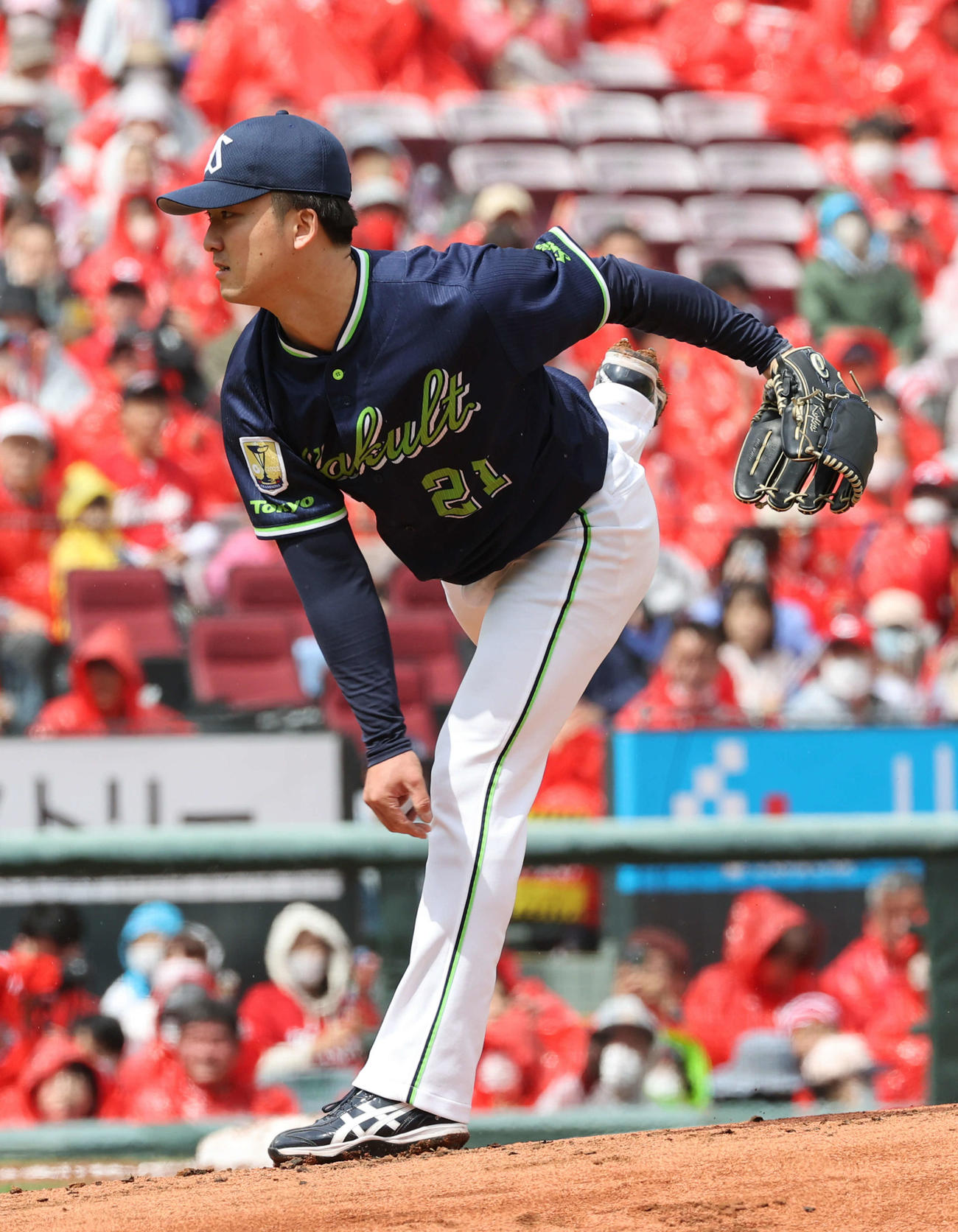 広島対ヤクルト　ヤクルト先発の吉村（撮影・加藤孝規）