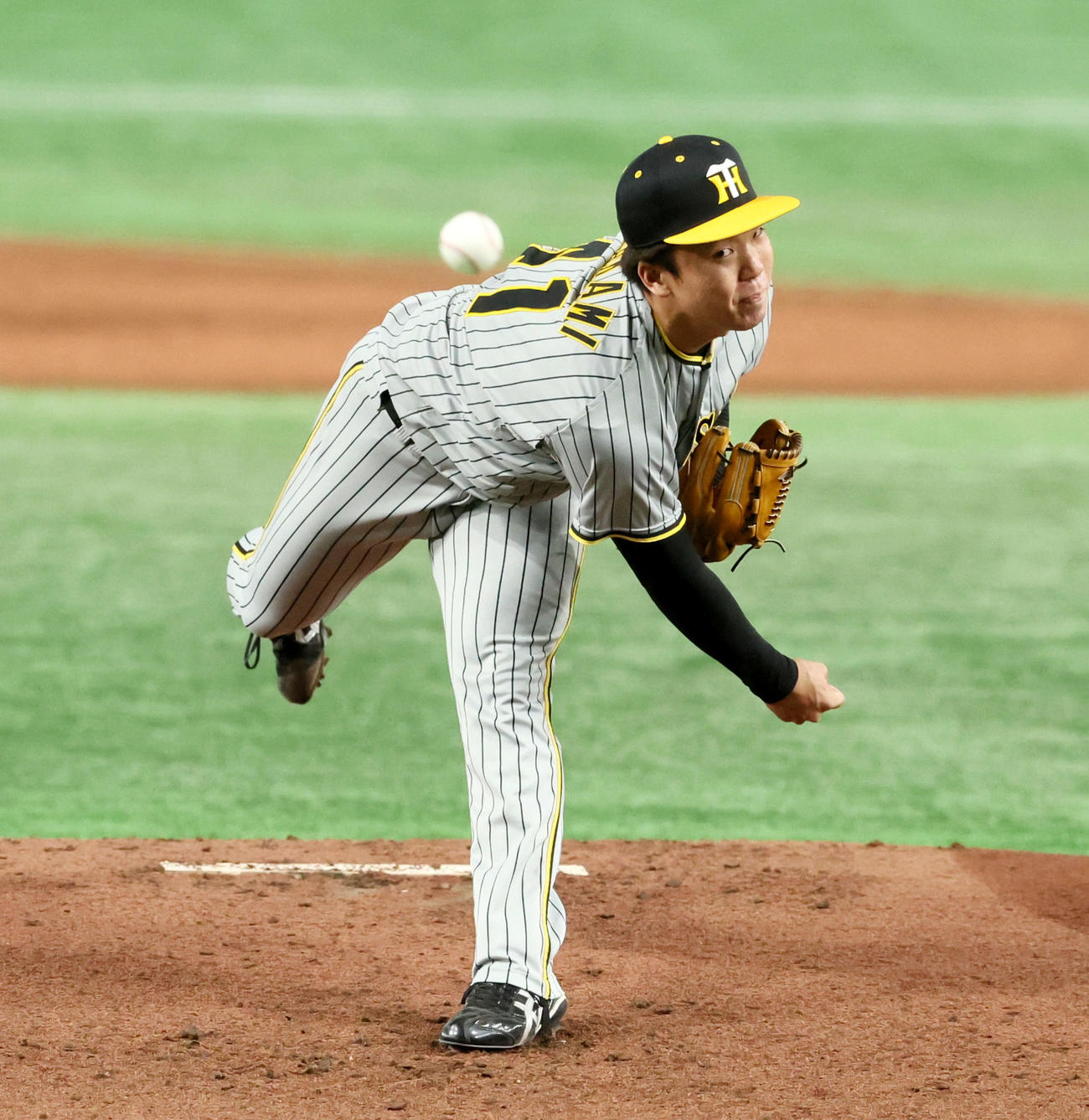 23年4月12日、巨人戦に先発し7回をパーフェクトに抑えた村上頌樹