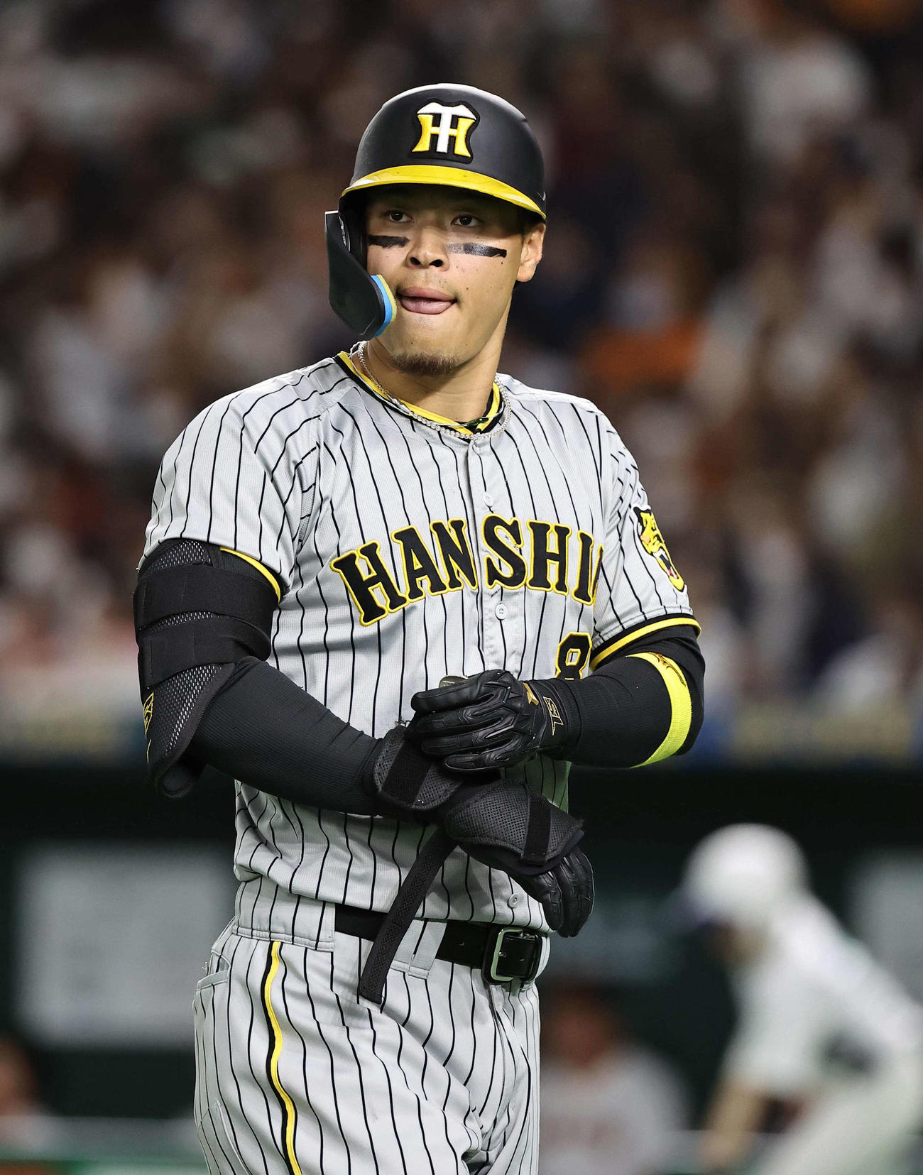 阪神佐藤輝明（2023年3月22日撮影）