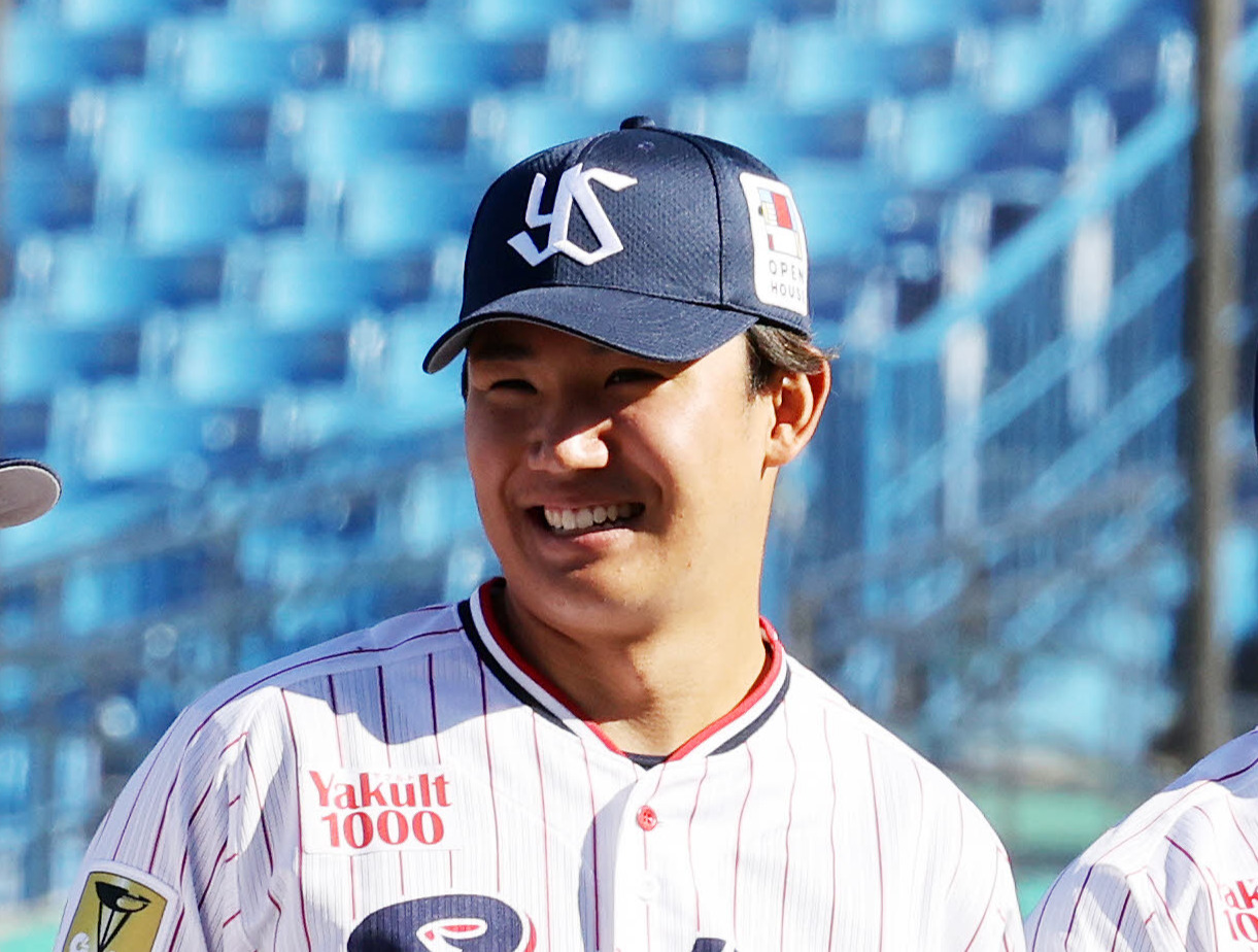 ヤクルト奥川恭伸（22年11月撮影）