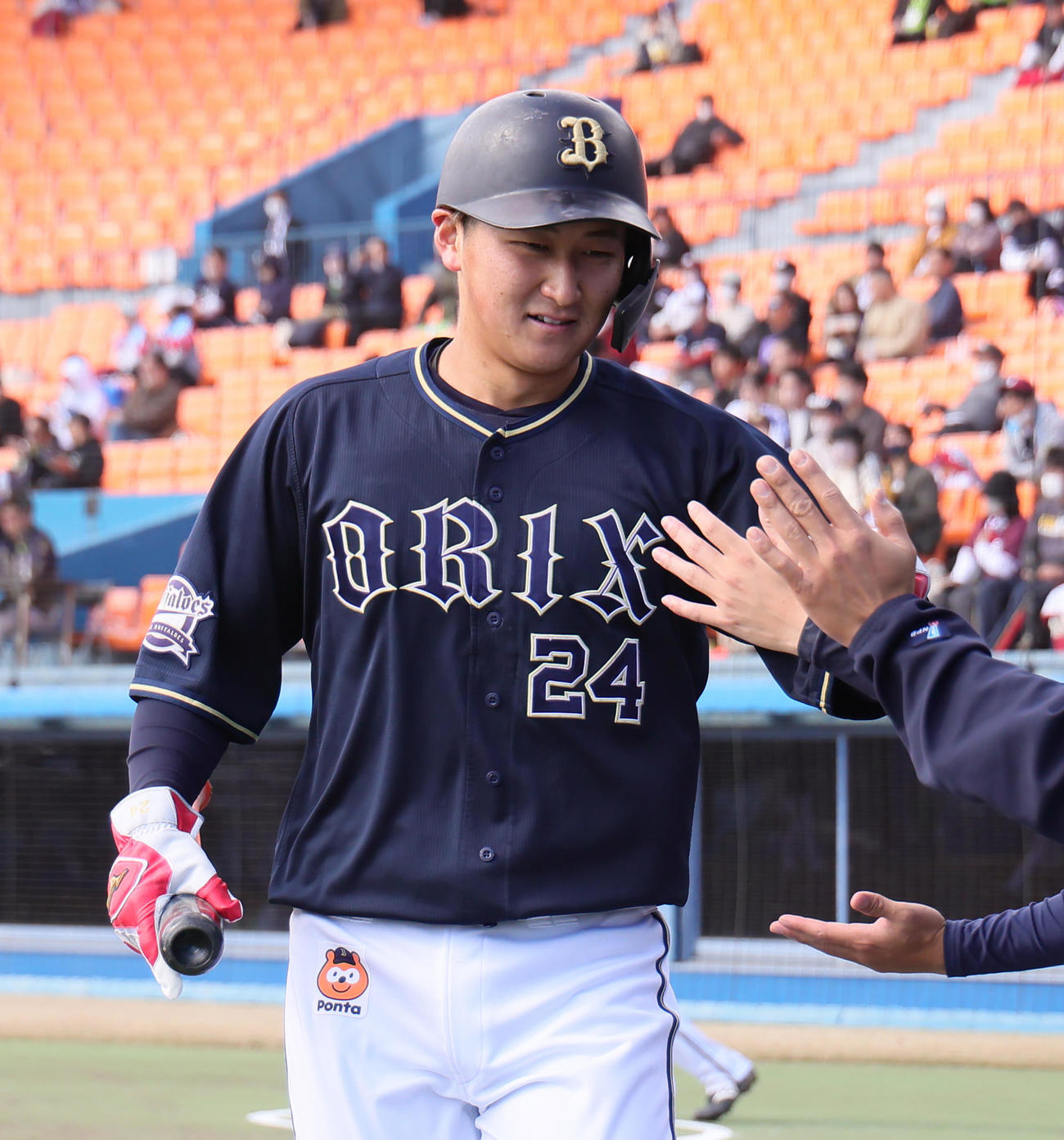 オリックス紅林弘太郎（2023年3月14日撮影）