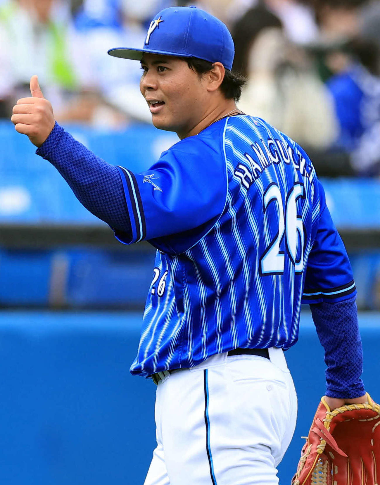 DeNA浜口遥大（2023年3月22日撮影）
