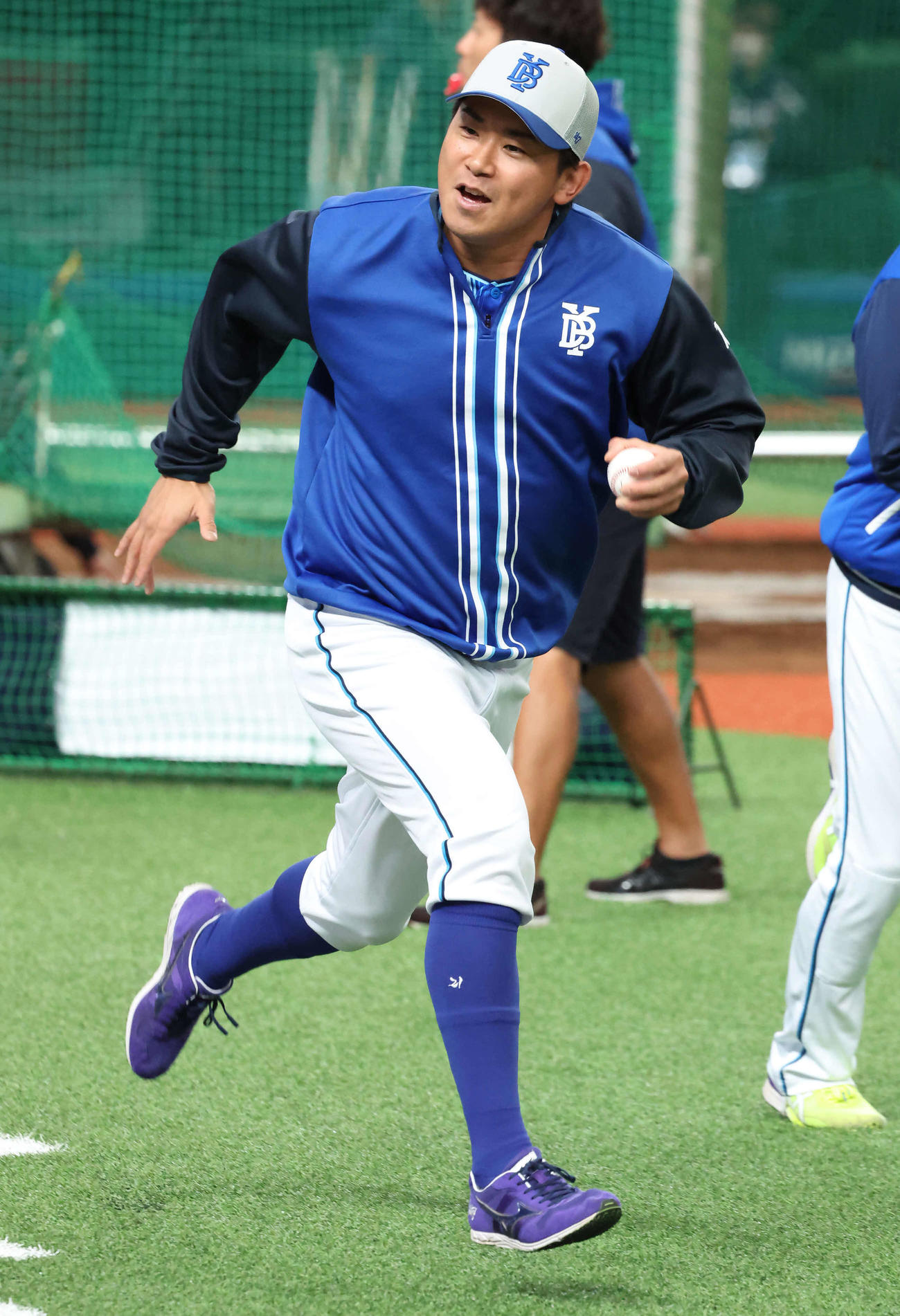 23年3月26日、チームに合流したDeNA今永昇太