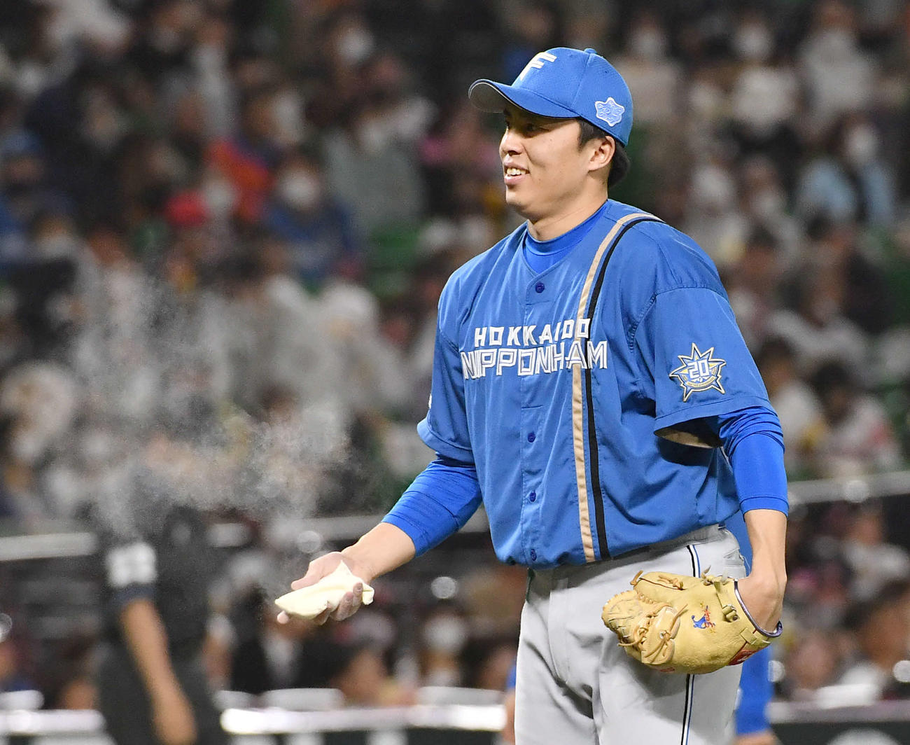 日本ハム田中正義（2023年4月撮影）