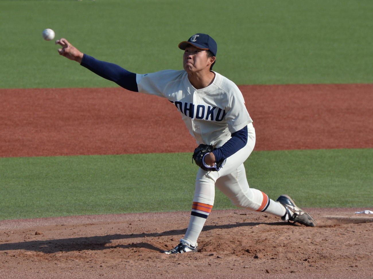 打者5人を4三振に抑えた堀越
