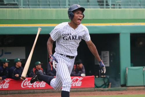 大阪学院大学野球シューズ 大阪学院大・エドポロ決勝弾「アマ野球で1番いい打者に」日本航空で
