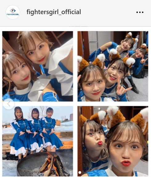 ファイターズガール公式インスタグラムから