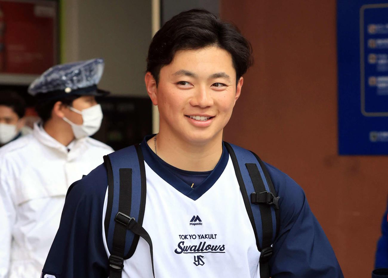 ヤクルト成田翔（2023年3月18日撮影）