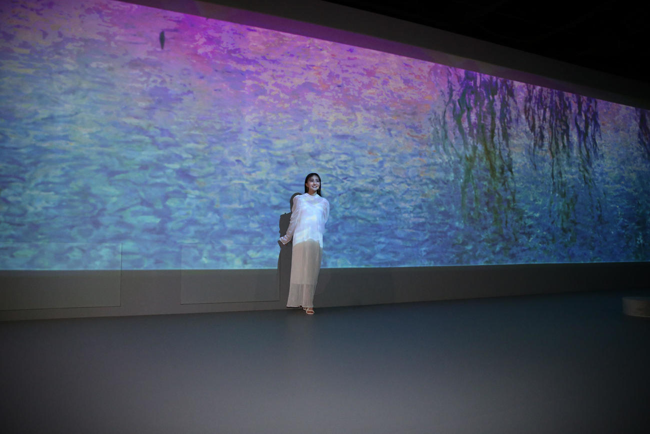 「Immersive Museum FUKUOKA」公式アンバサダーに就任した百田夏菜子（撮影・冨田成美）