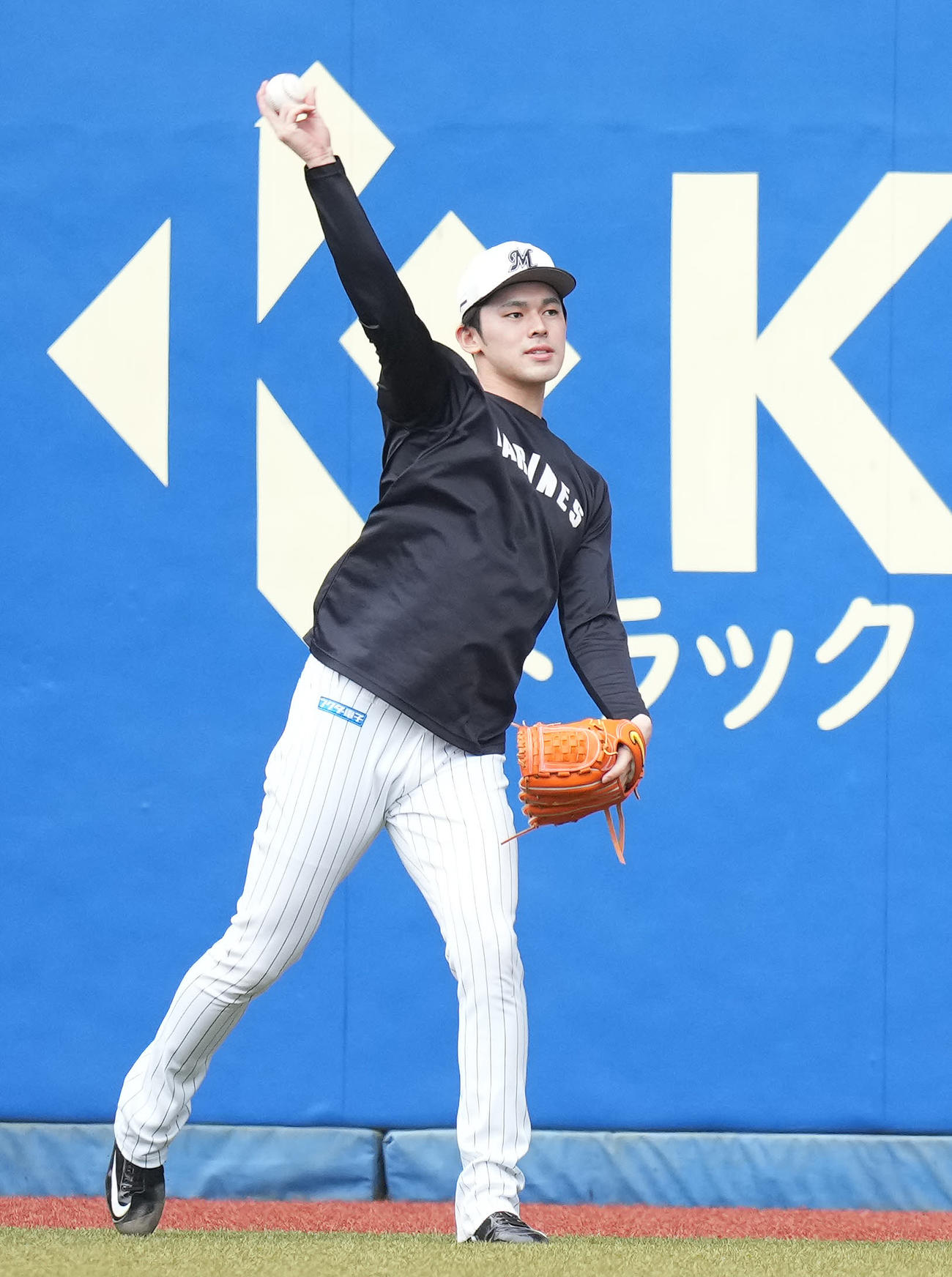 ロッテ佐々木朗希（2023年4月22日撮影）