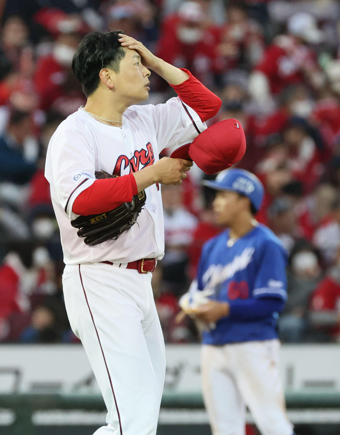 広島大瀬良大地（2023年4月26日撮影）