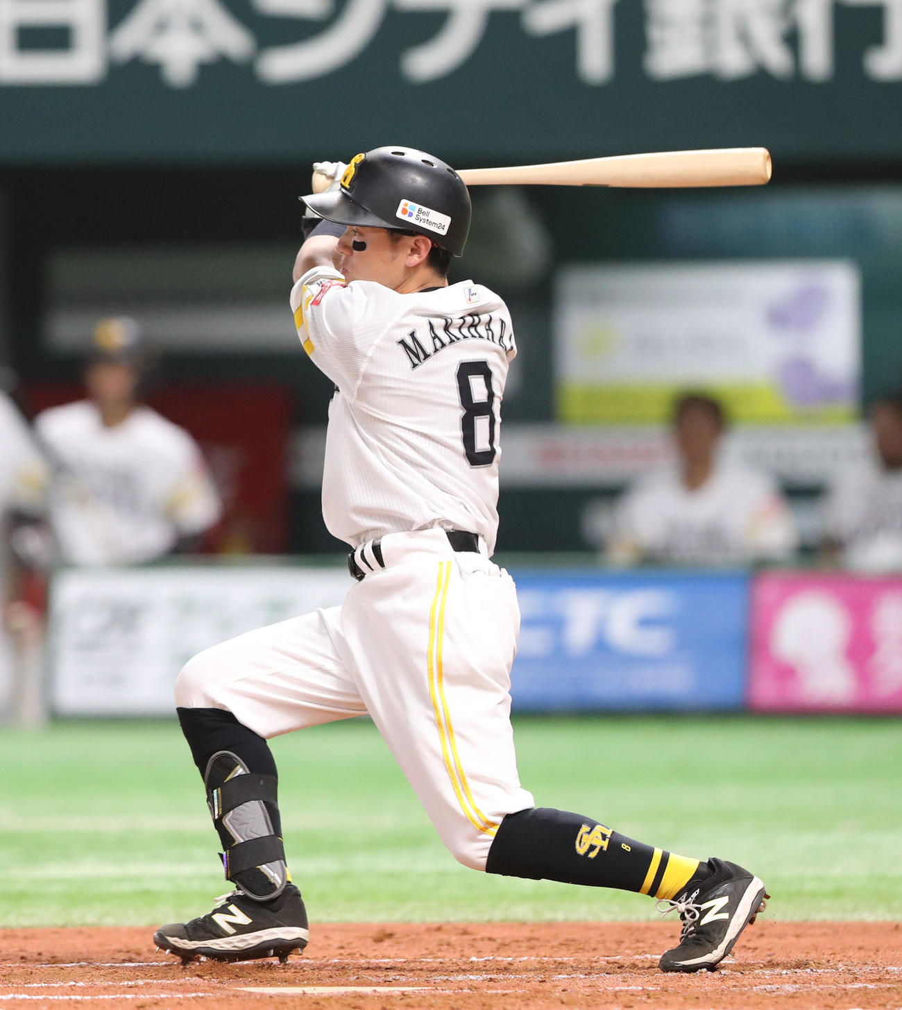 ソフトバンク牧原大成（2023年4月12日撮影）