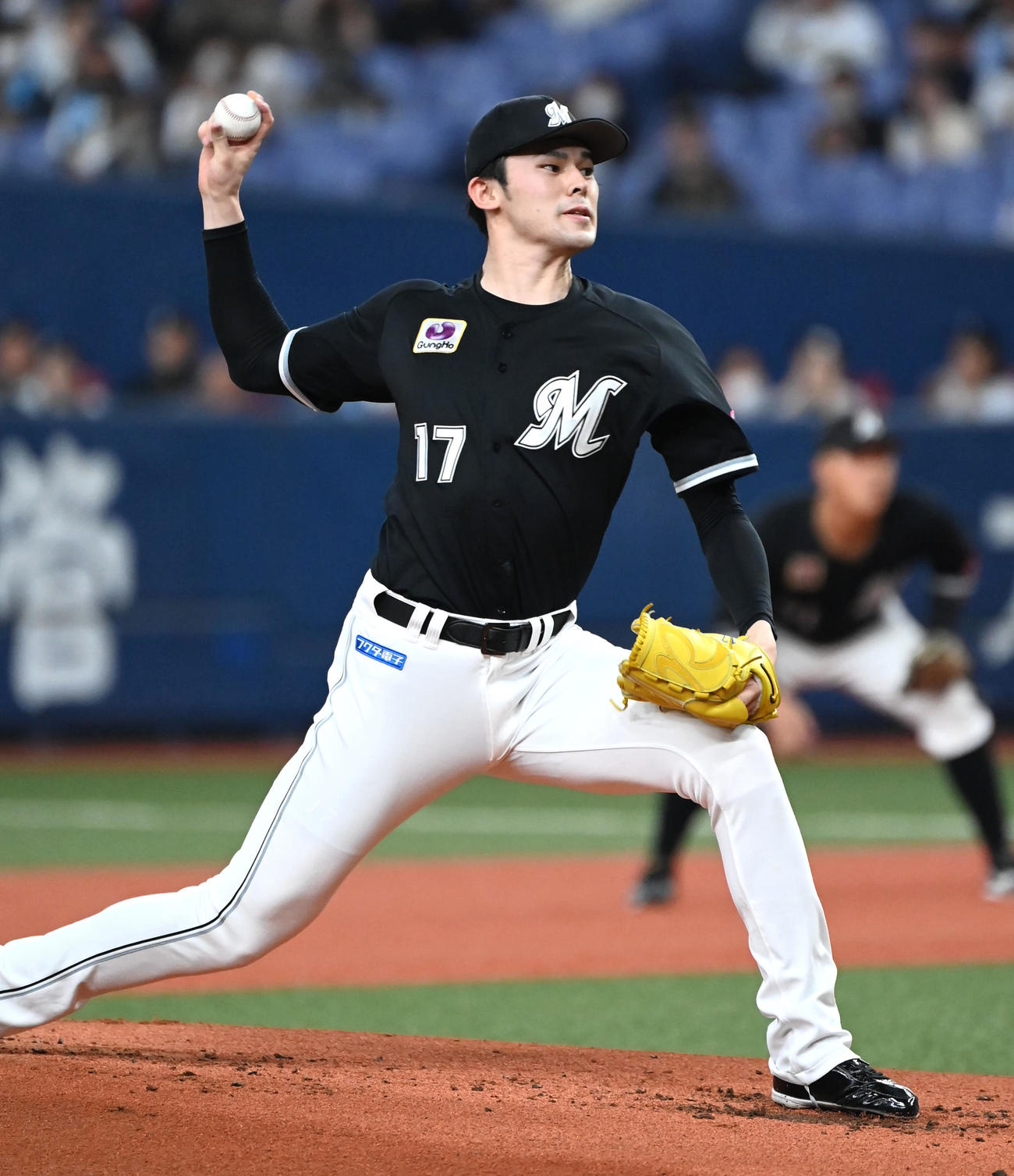 オリックス対楽天　ロッテ先発の佐々木朗（撮影・石井愛子）